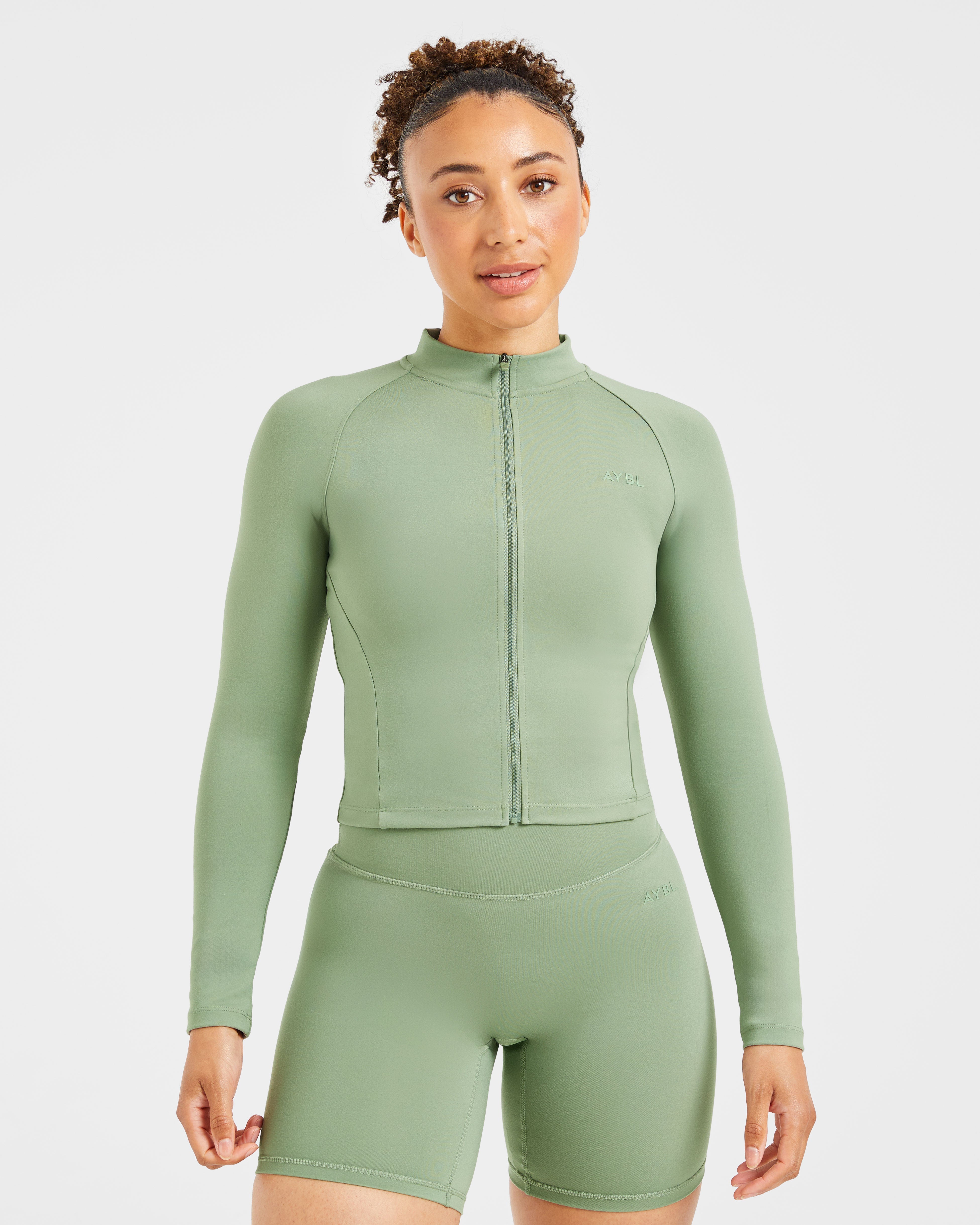 Staple Zip Jacket - Olive Green