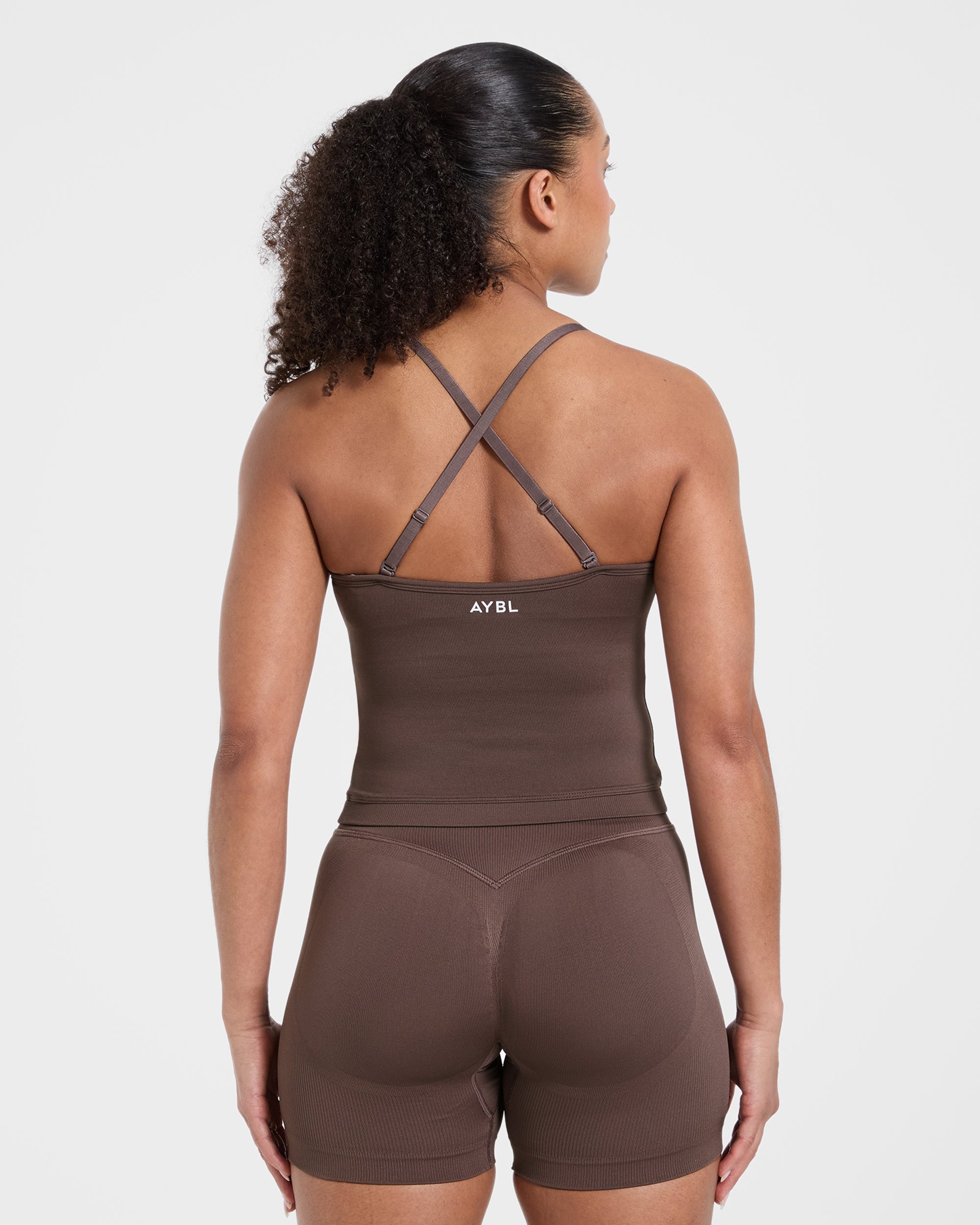Adapt Seamless Tank Top - Brown