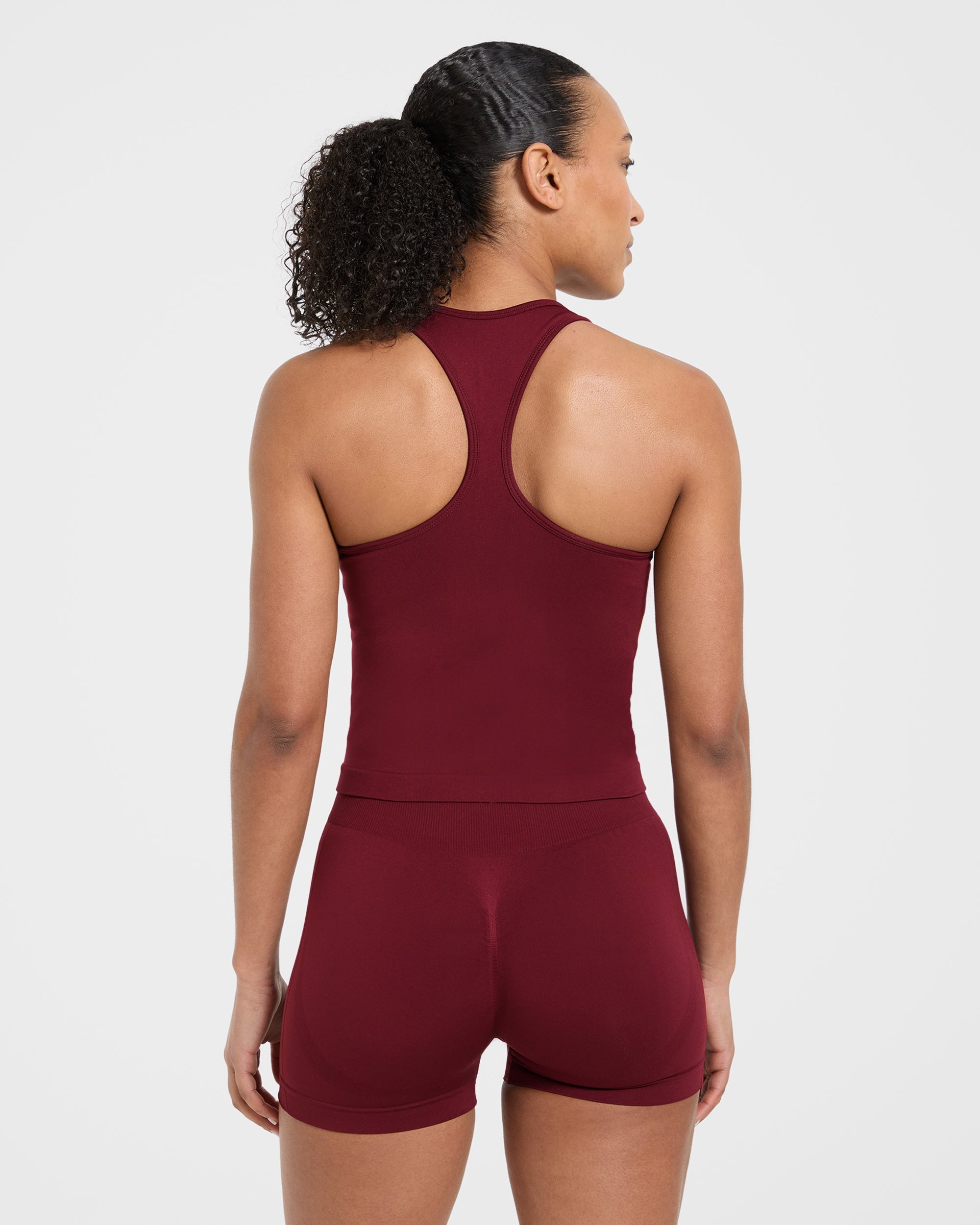 Empower Seamless Tank Top - Red Wine
