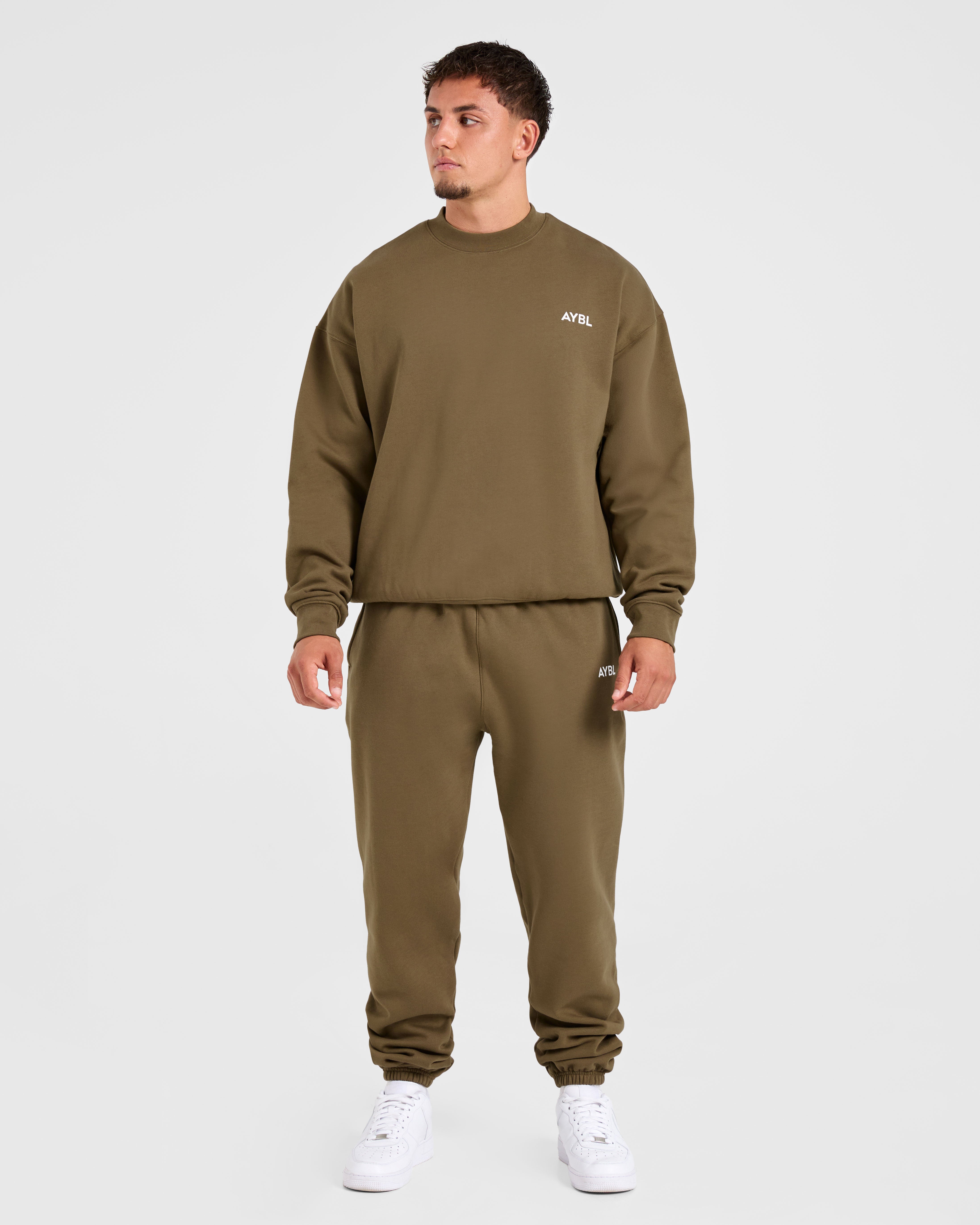 Essential Oversized Sweater - Olive Green