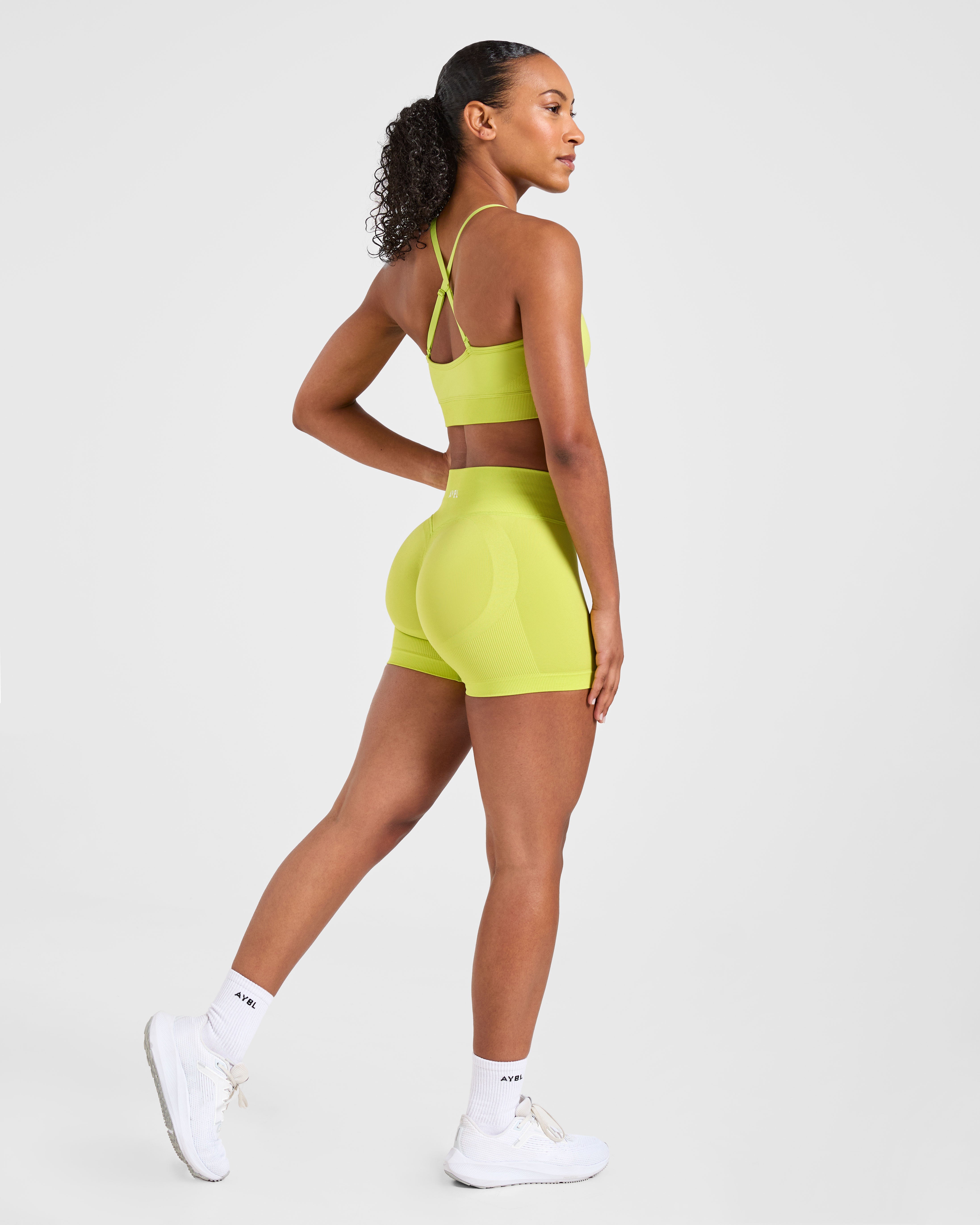 Adapt Seamless Shorts - Lime Green