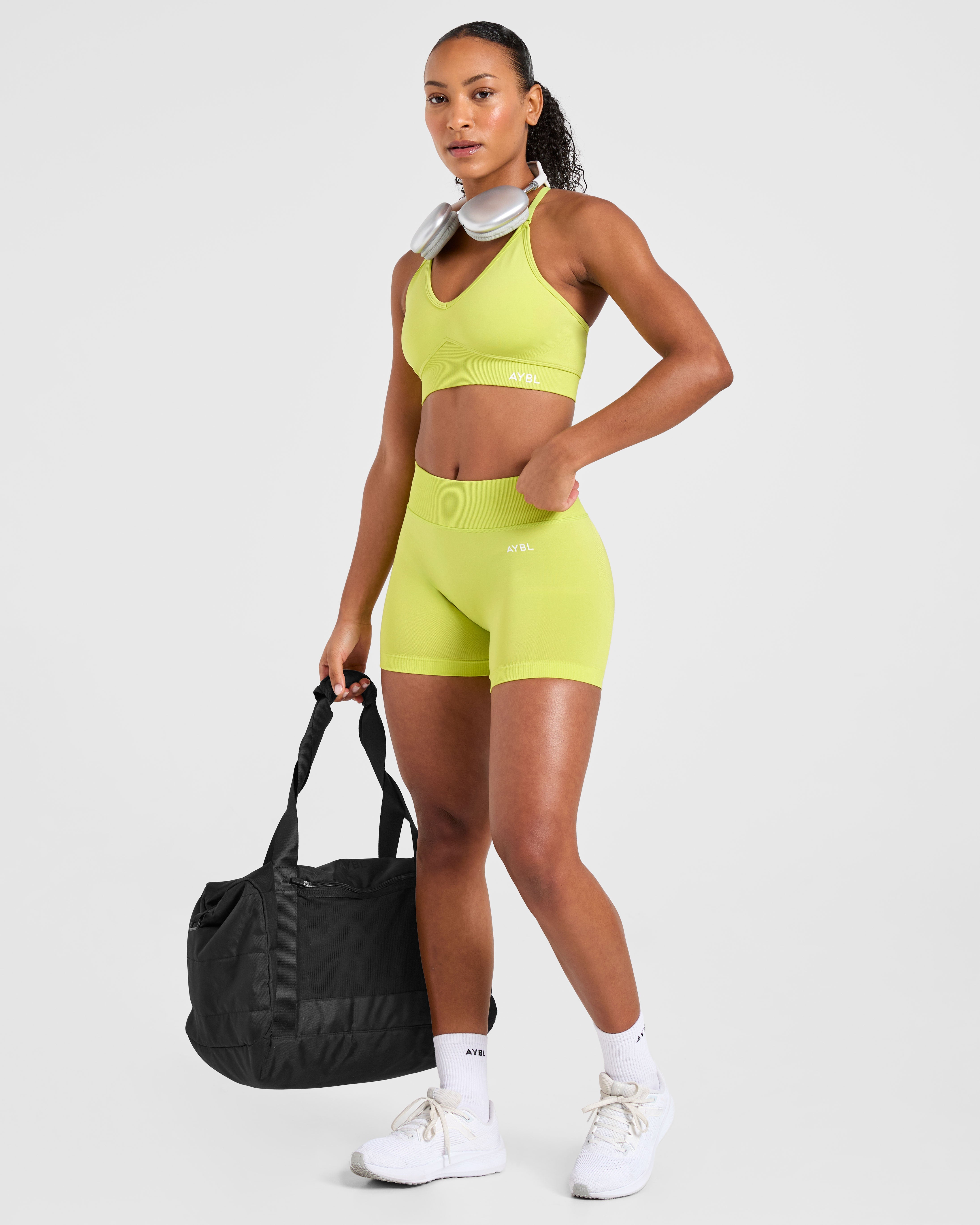 Adapt Seamless Shorts - Lime Green