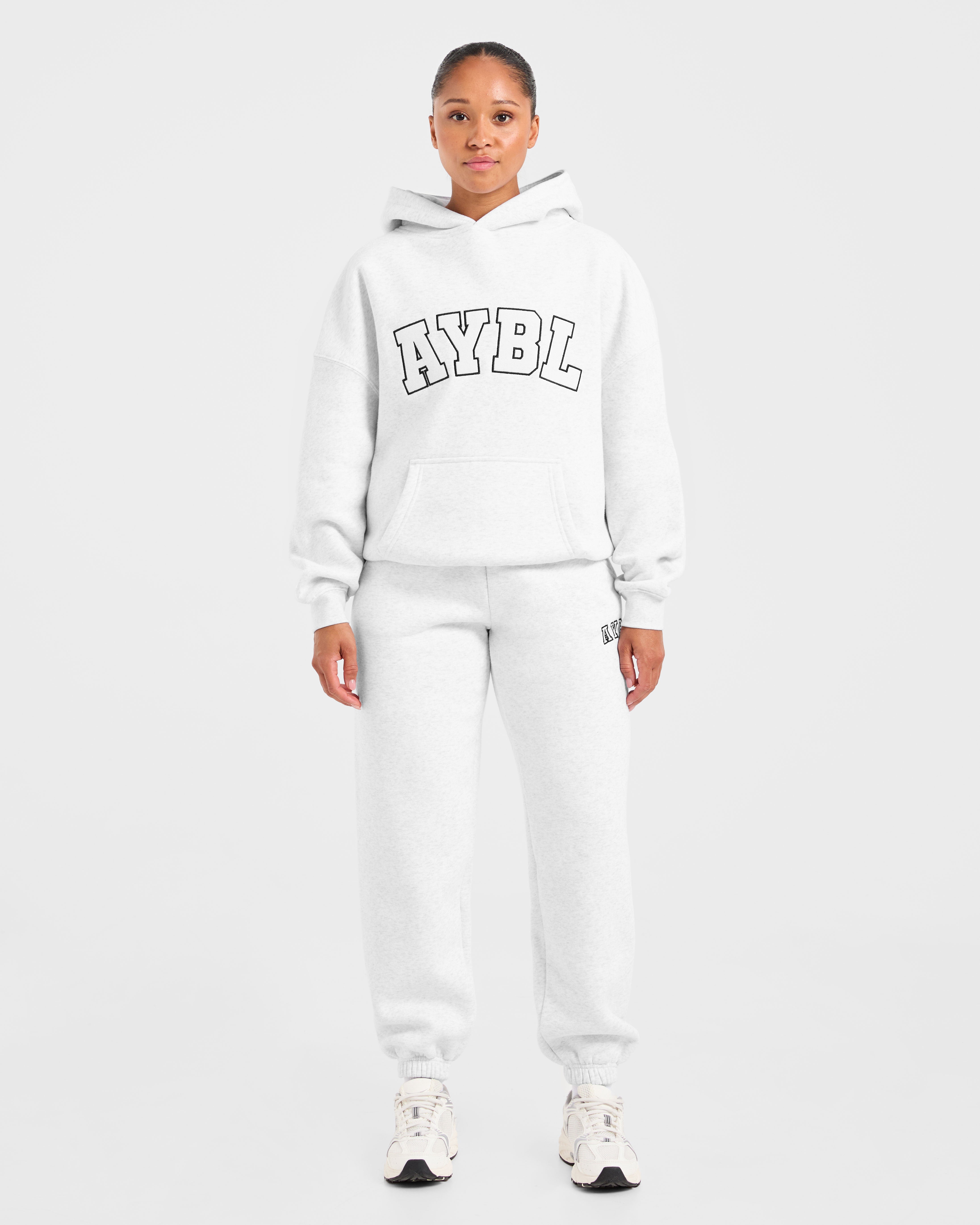 Varsity 2.0 Oversized Hoodie - Heather Grey
