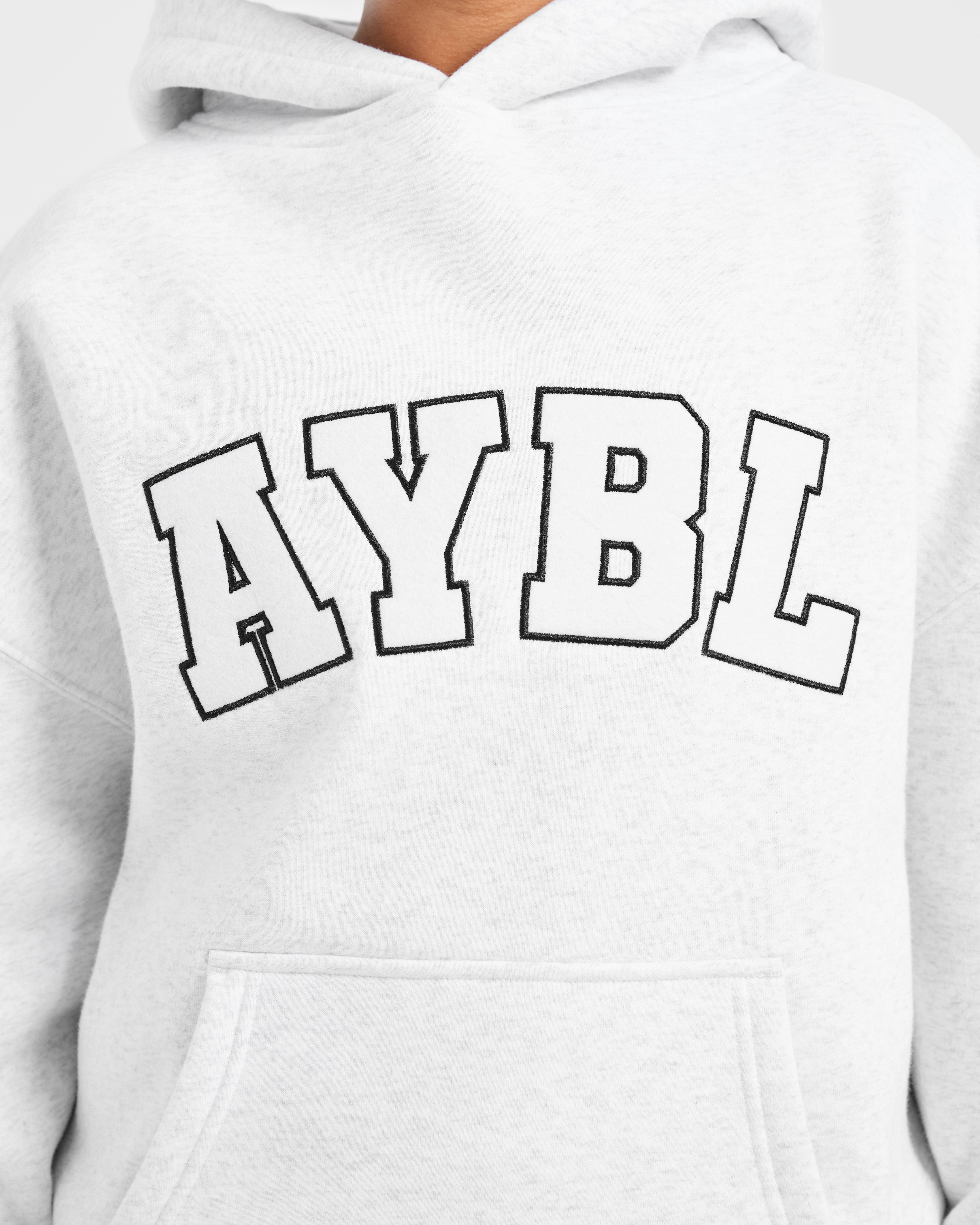Varsity 2.0 Oversized Hoodie - Heather Grey