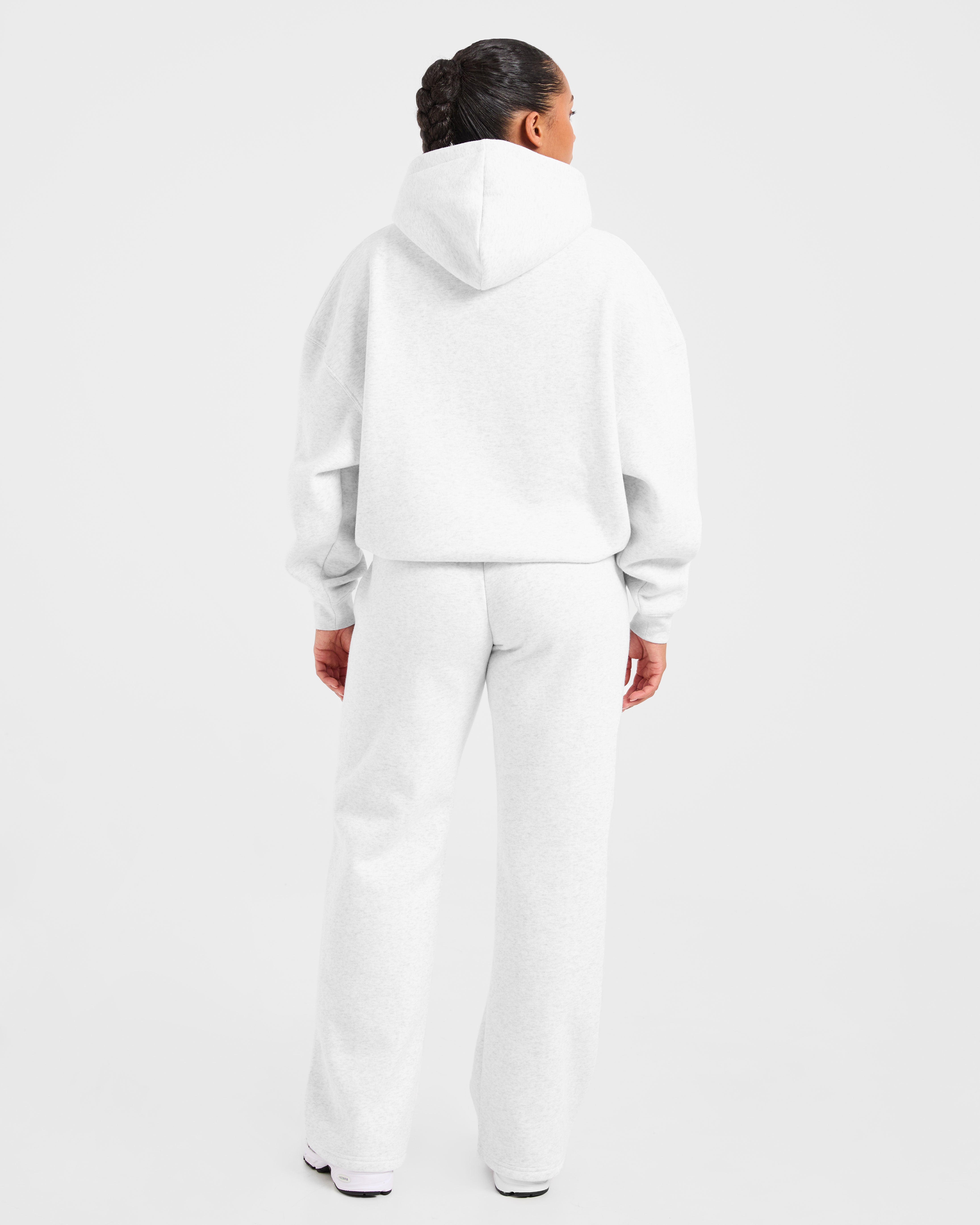 Varsity 2.0 Oversized Straight Leg Joggers - Heather Grey