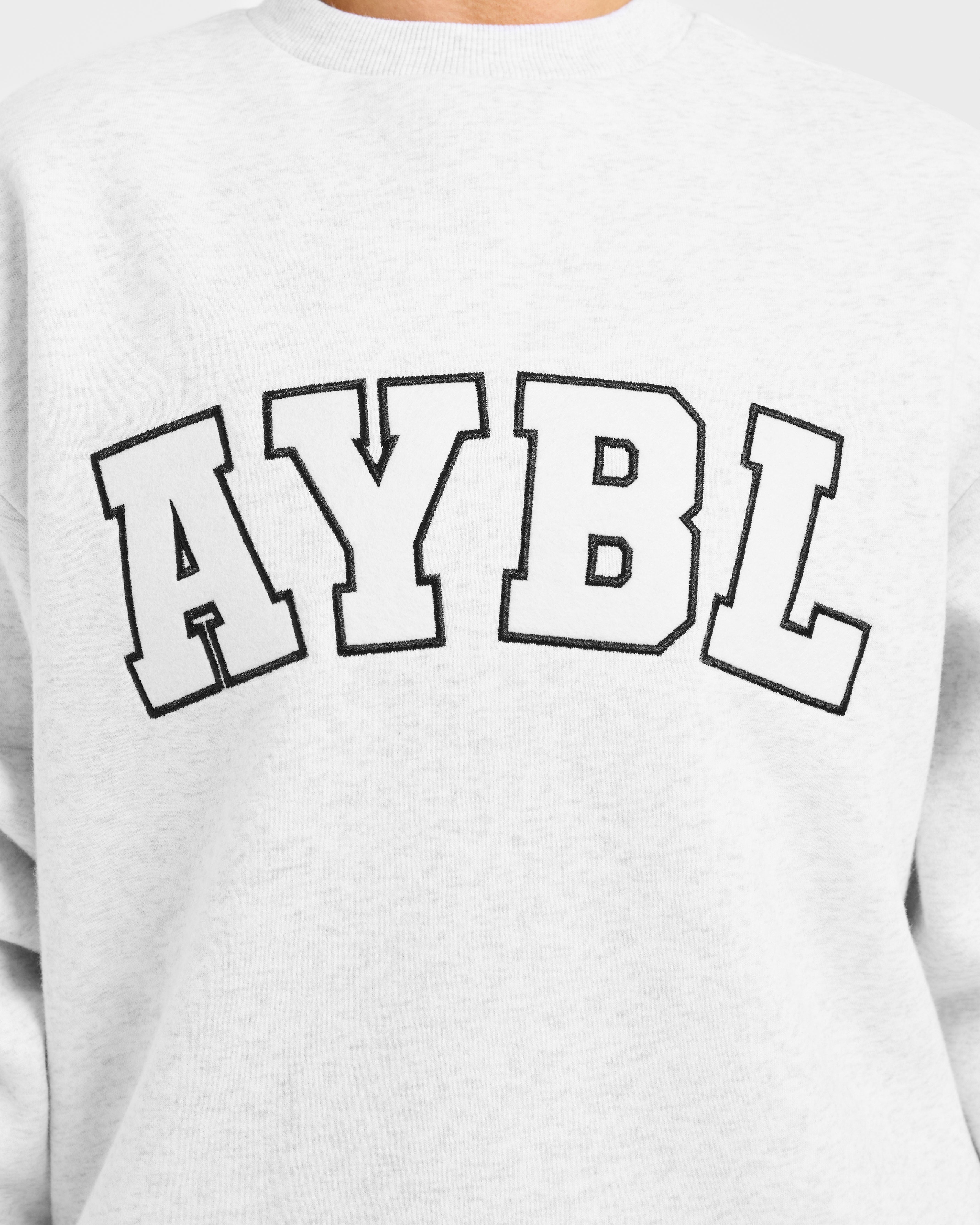 Varsity 2.0 Oversized Sweatshirt - Heather Grey