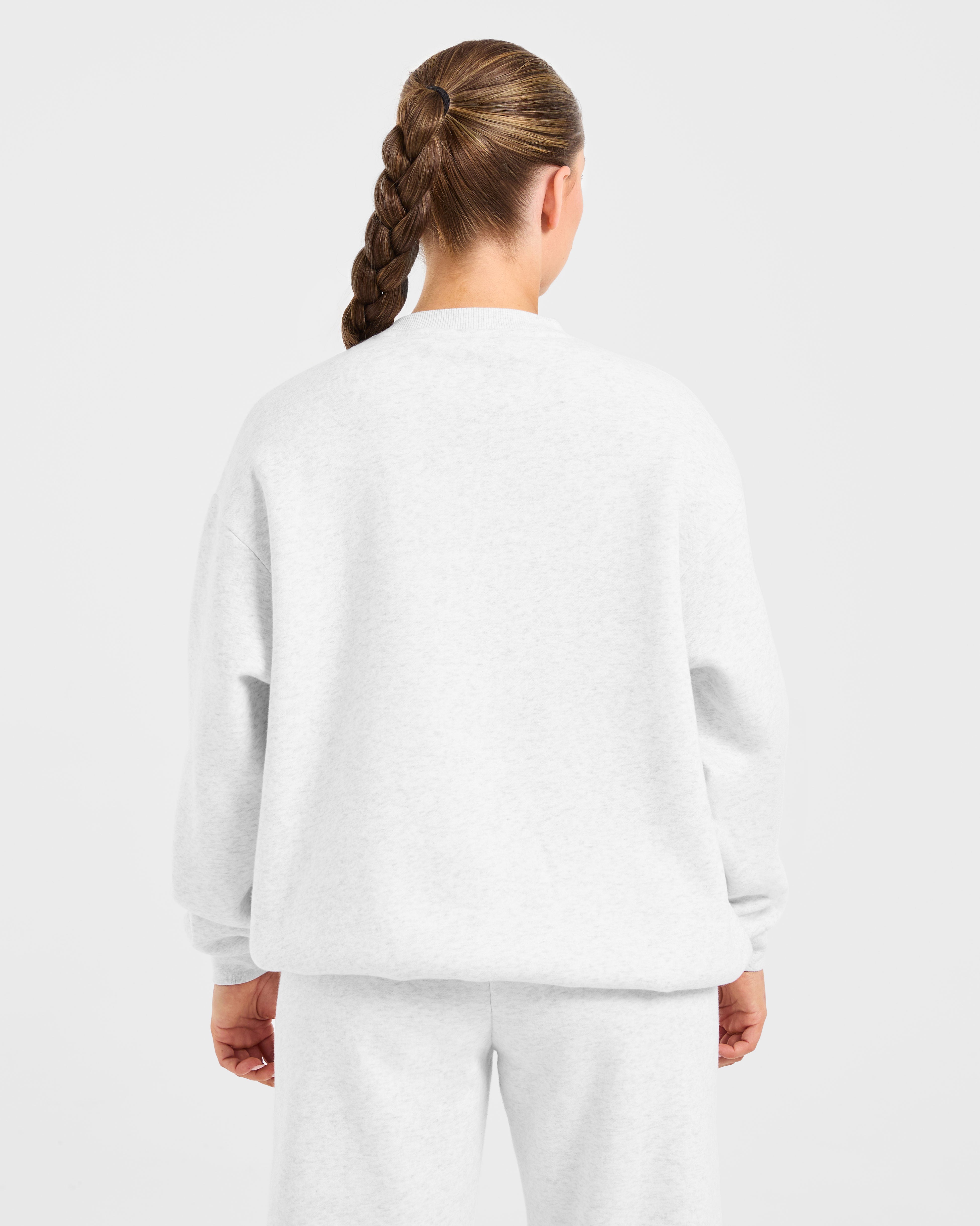 Varsity 2.0 Oversized Sweatshirt - Heather Grey