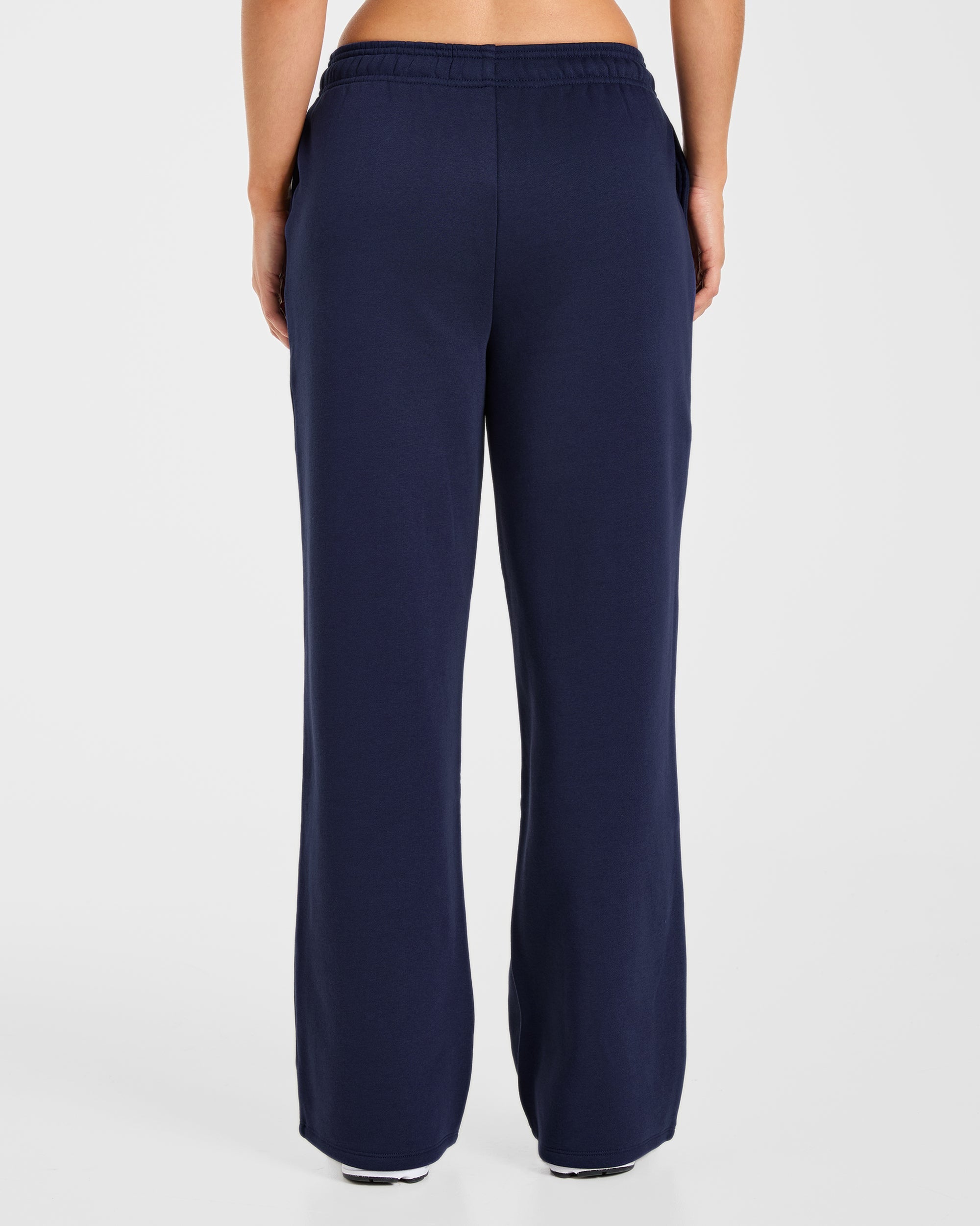 Lifestyle Oversized Straight Leg Joggers - Navy