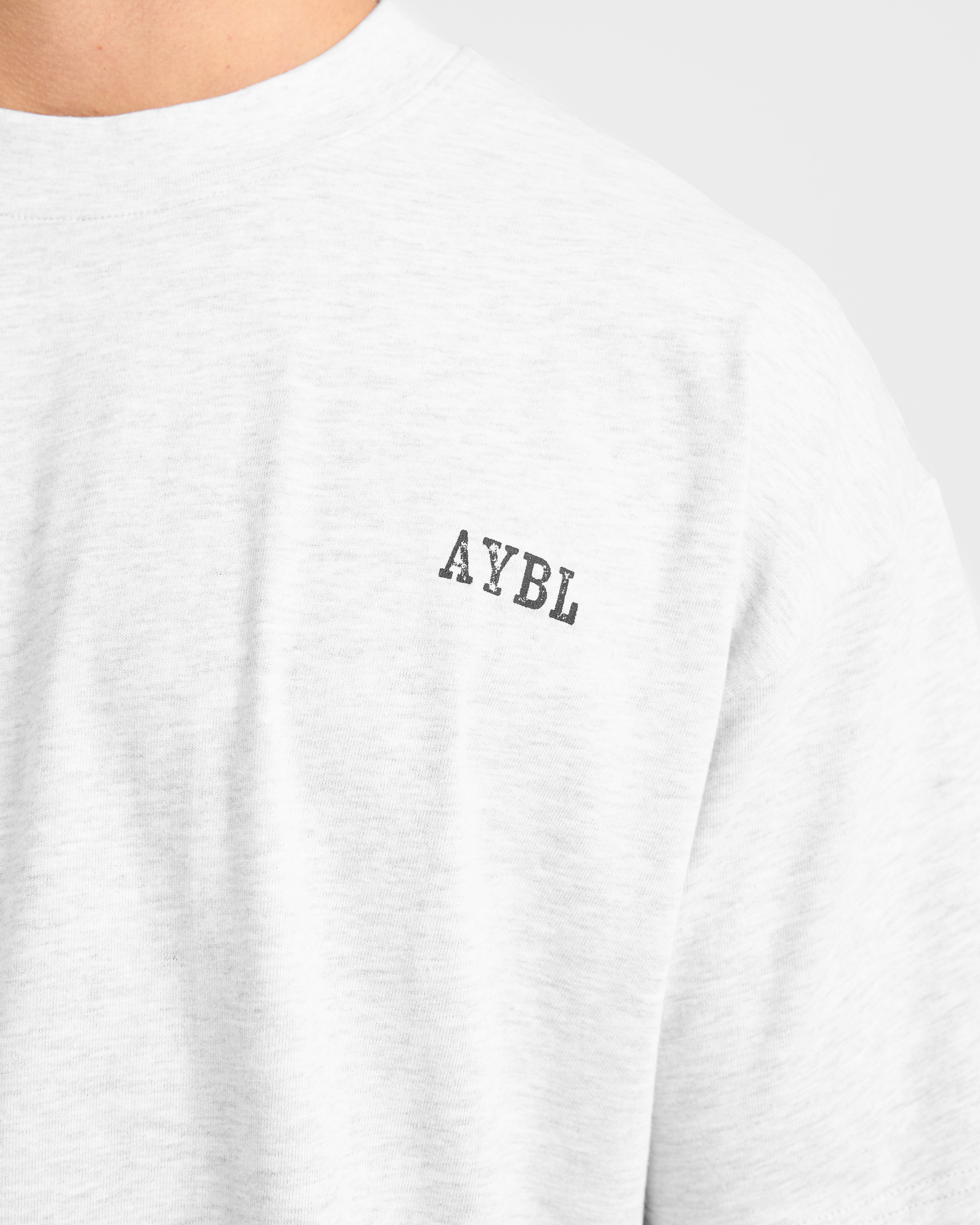 Lifting Essentials Oversized T Shirt - Grey Marl