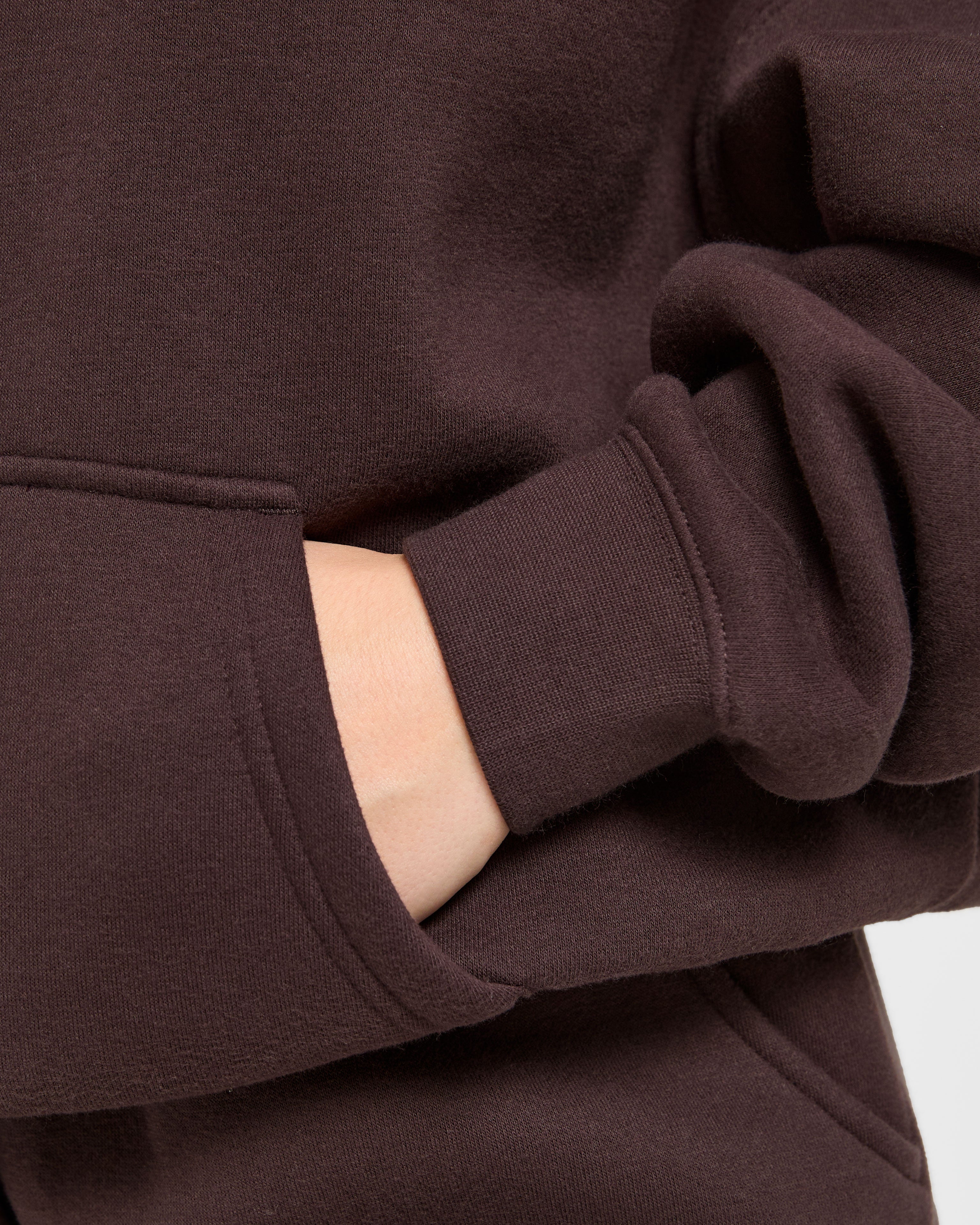 Varsity 2.0 Oversized Hoodie - Cocoa Brown