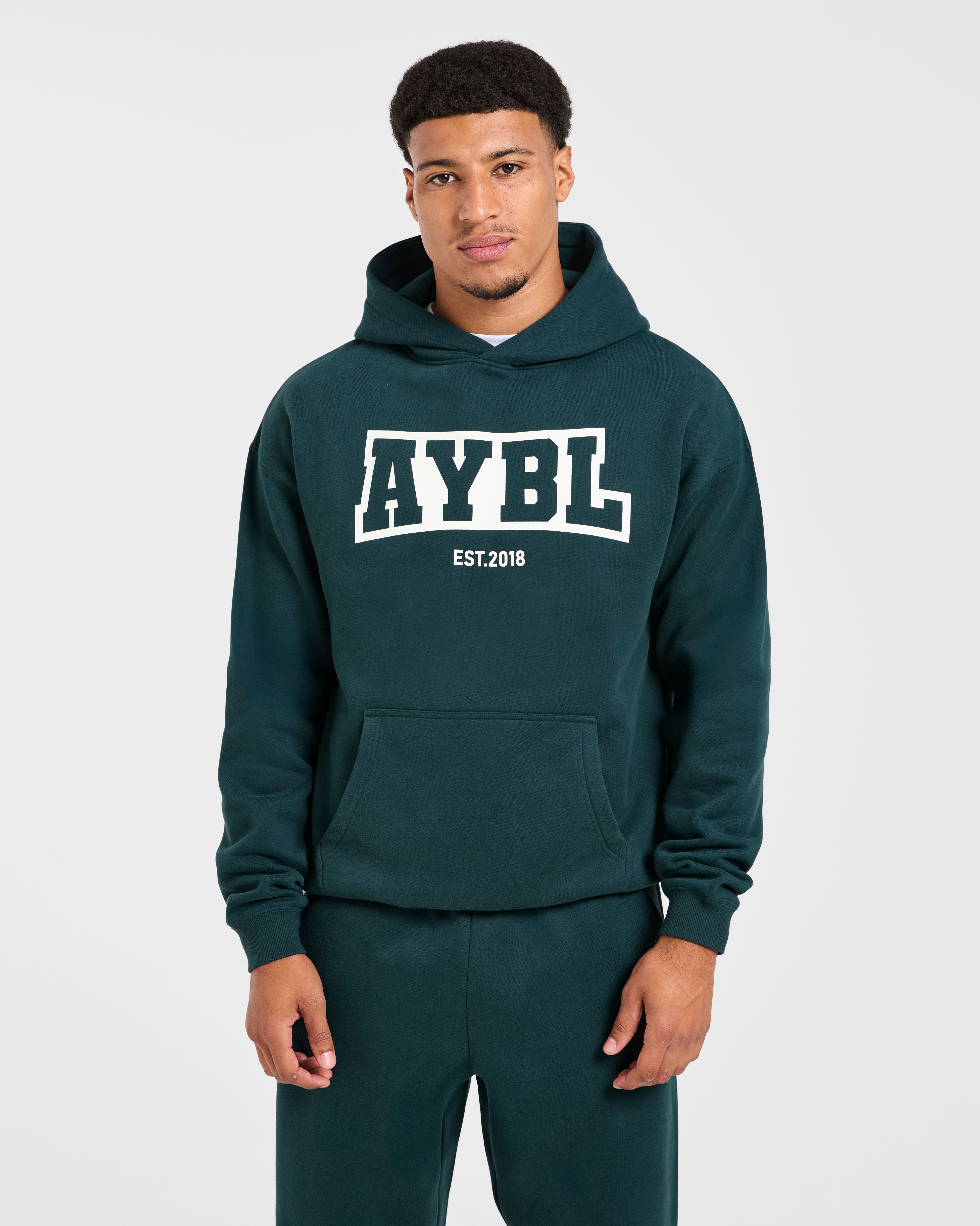 Academy Oversized Hoodie - Pine Green
