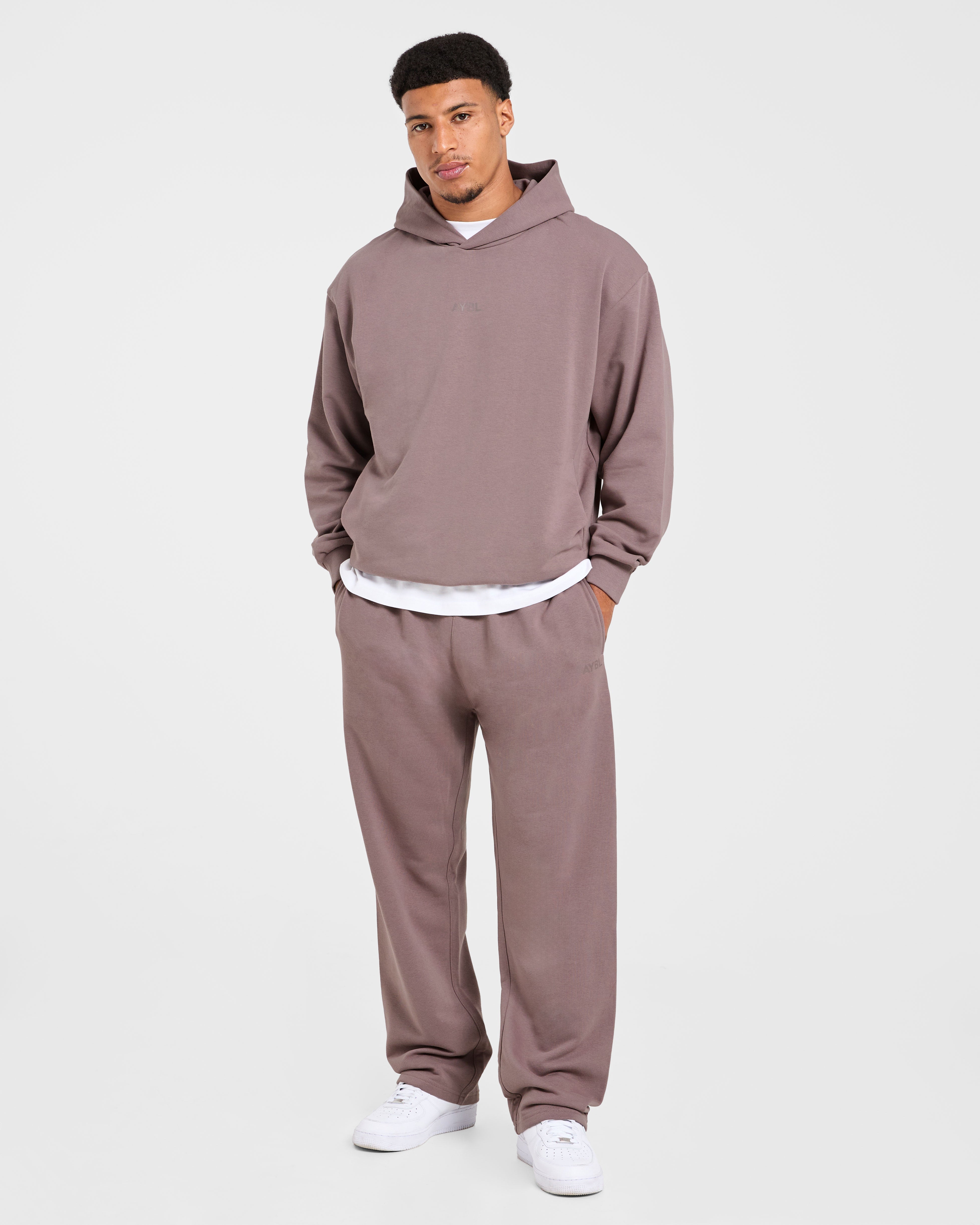 Craft Oversized Straight Leg Joggers - Muted Plum