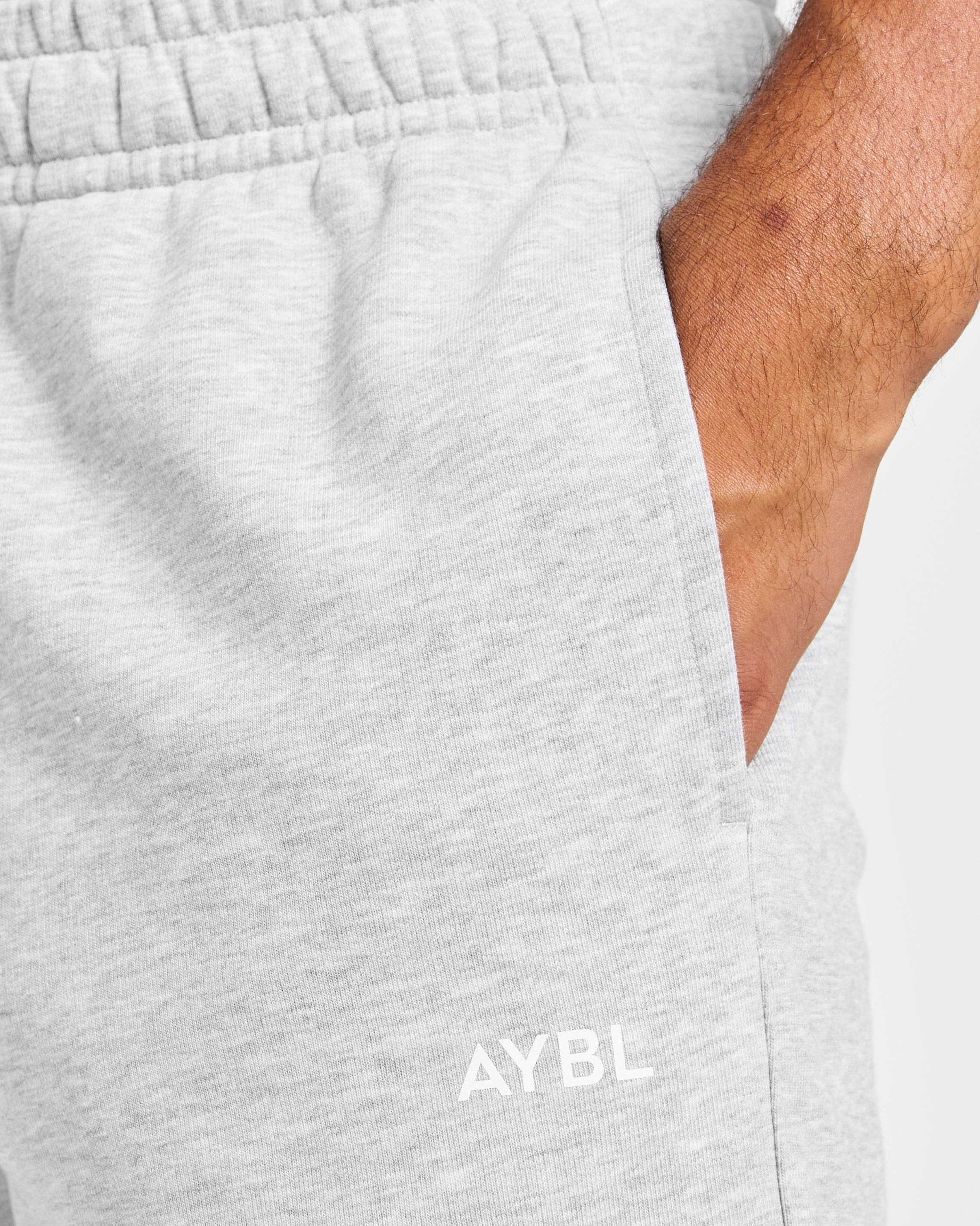 Essential Lightweight Joggers - Grey Marl