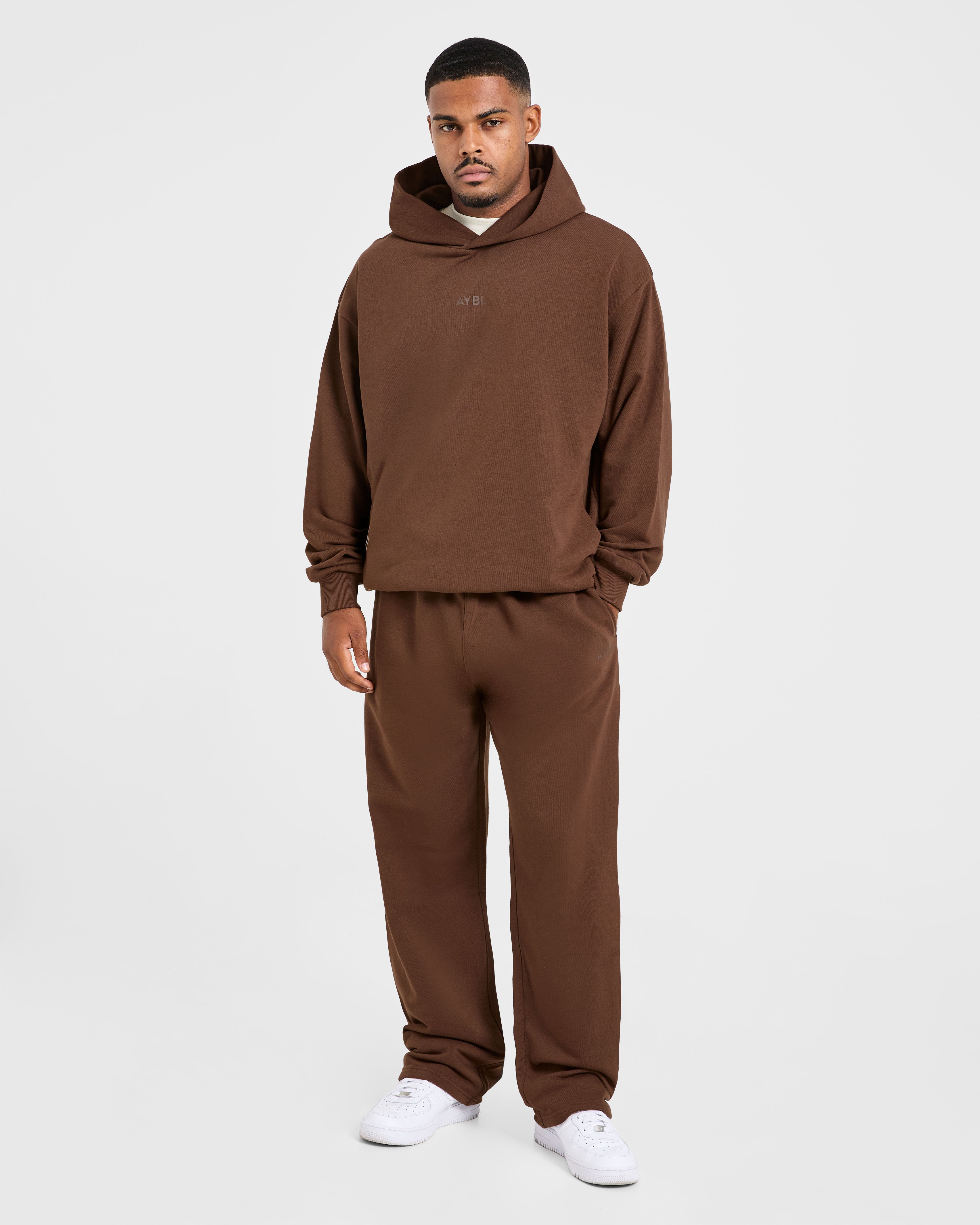 Craft Oversized Straight Leg Joggers - Brown