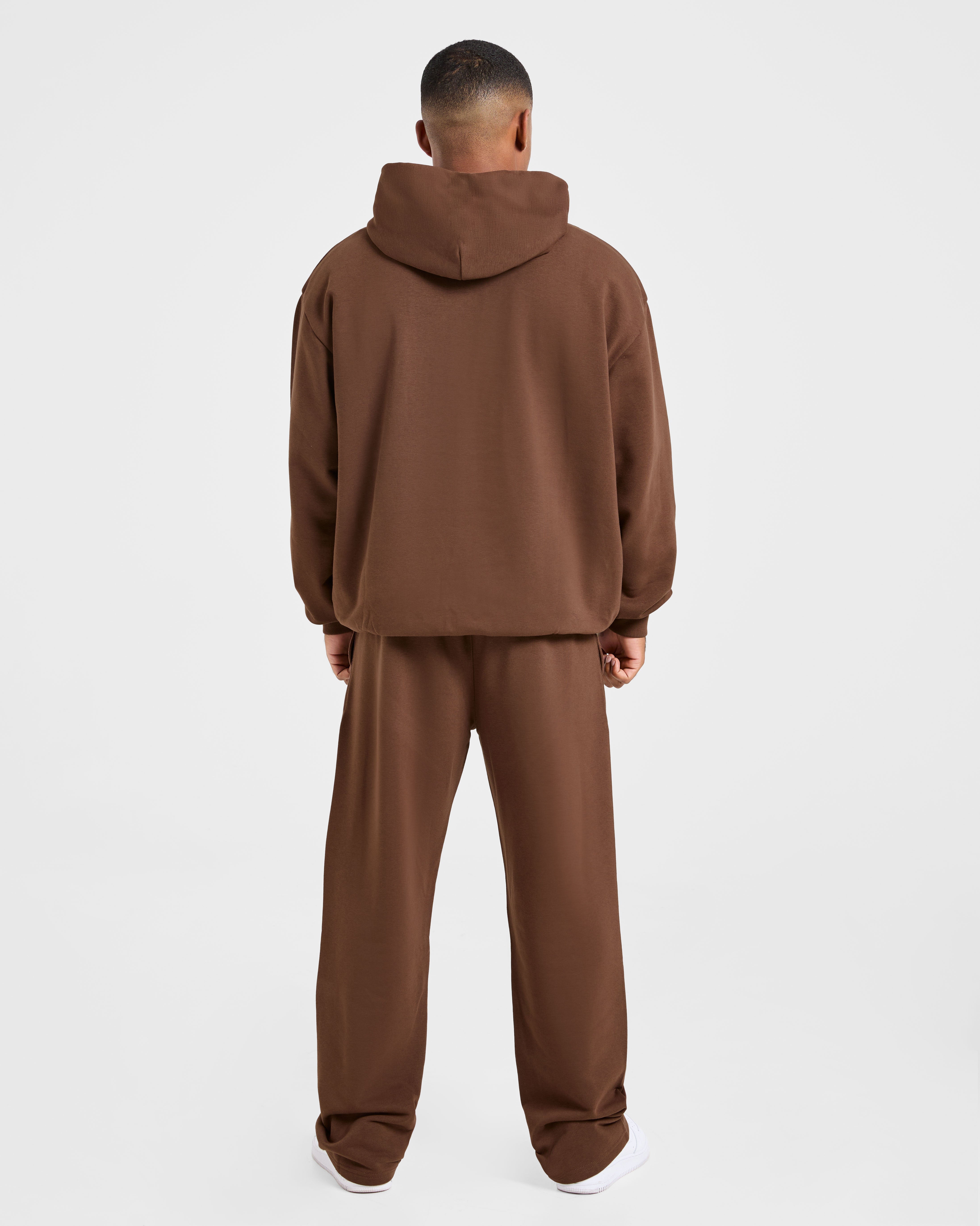Craft Oversized Straight Leg Joggers - Brown
