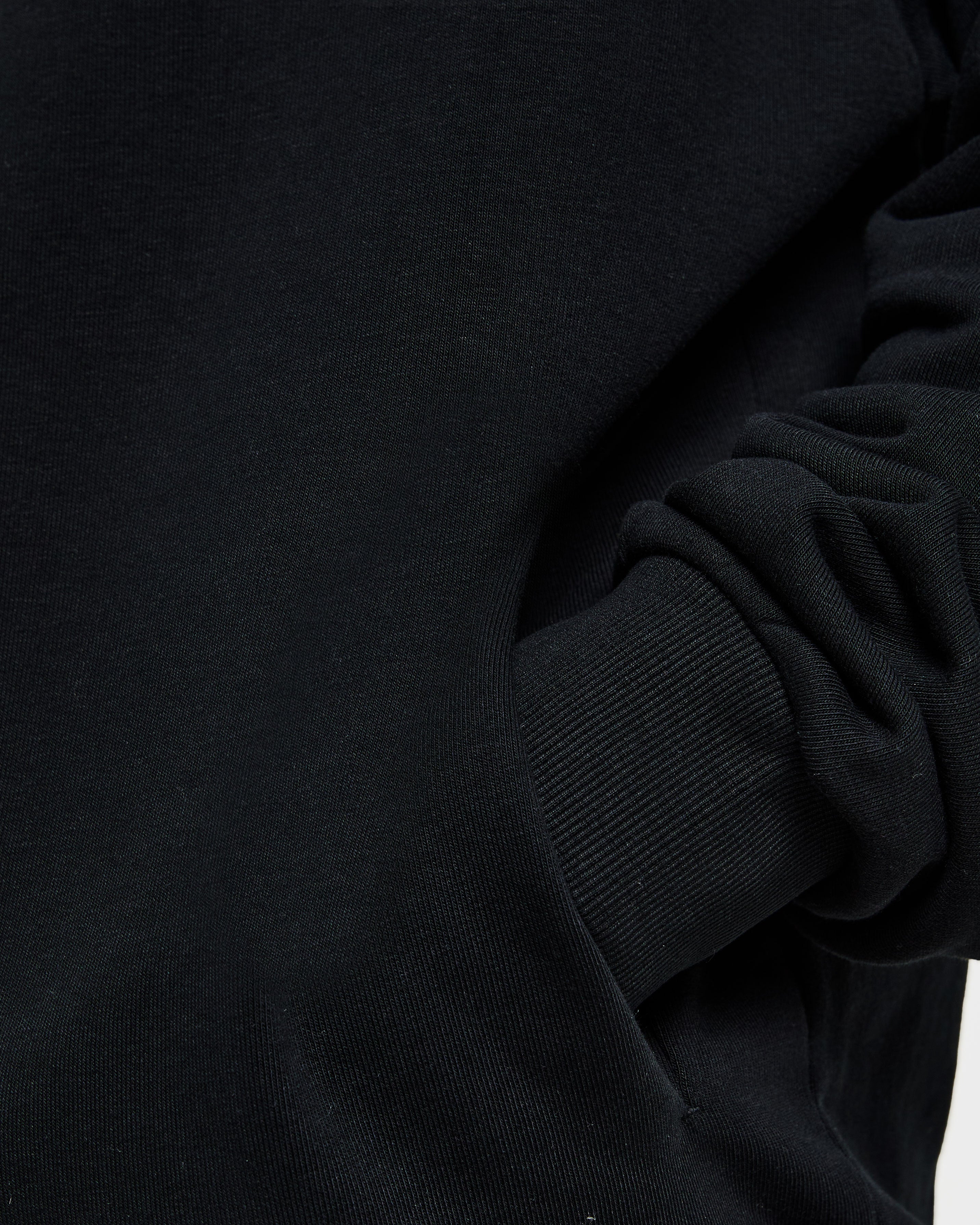 Craft Oversized Zip Up Hoodie - Black