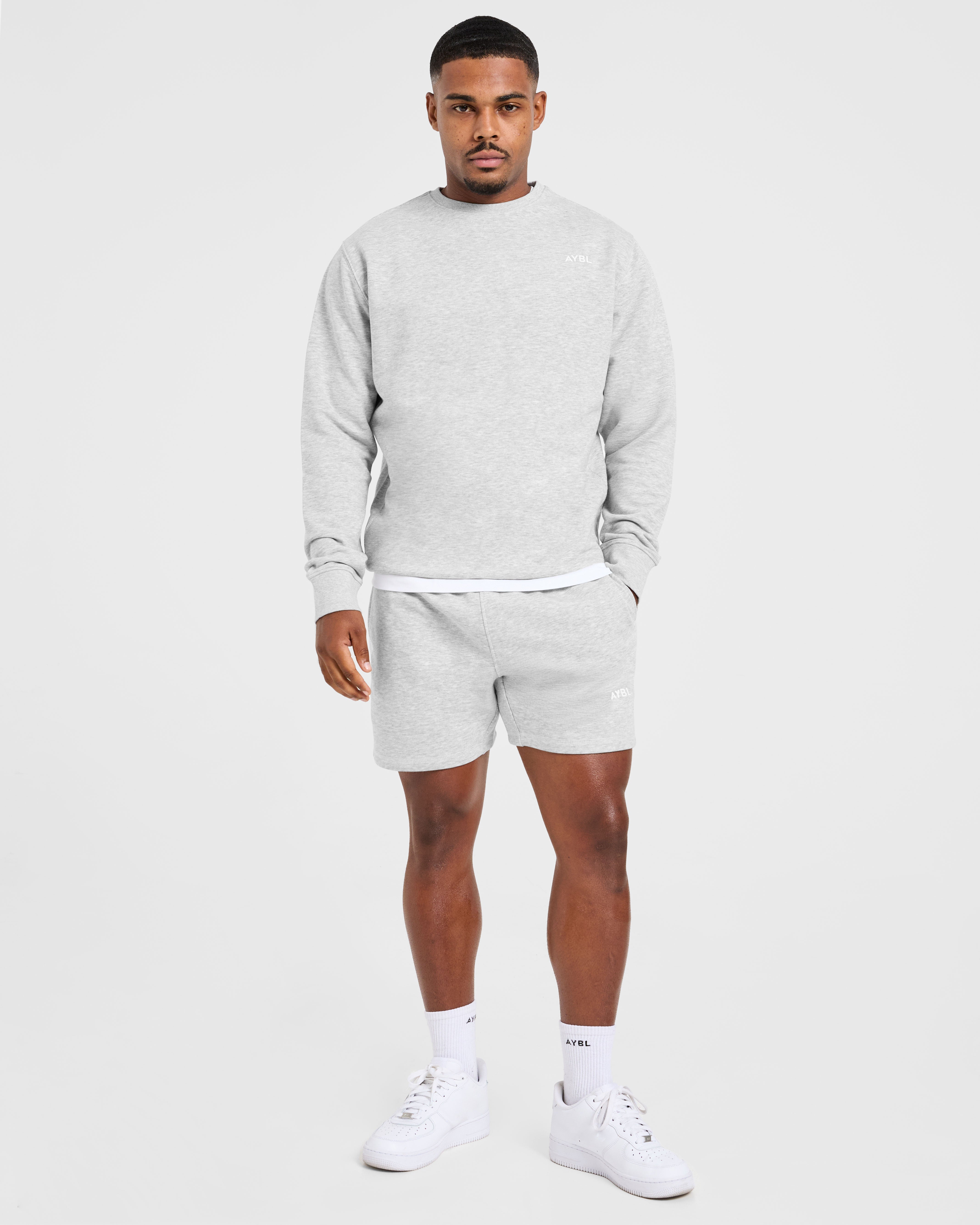 Essential Lightweight 5" Shorts - Grey Marl