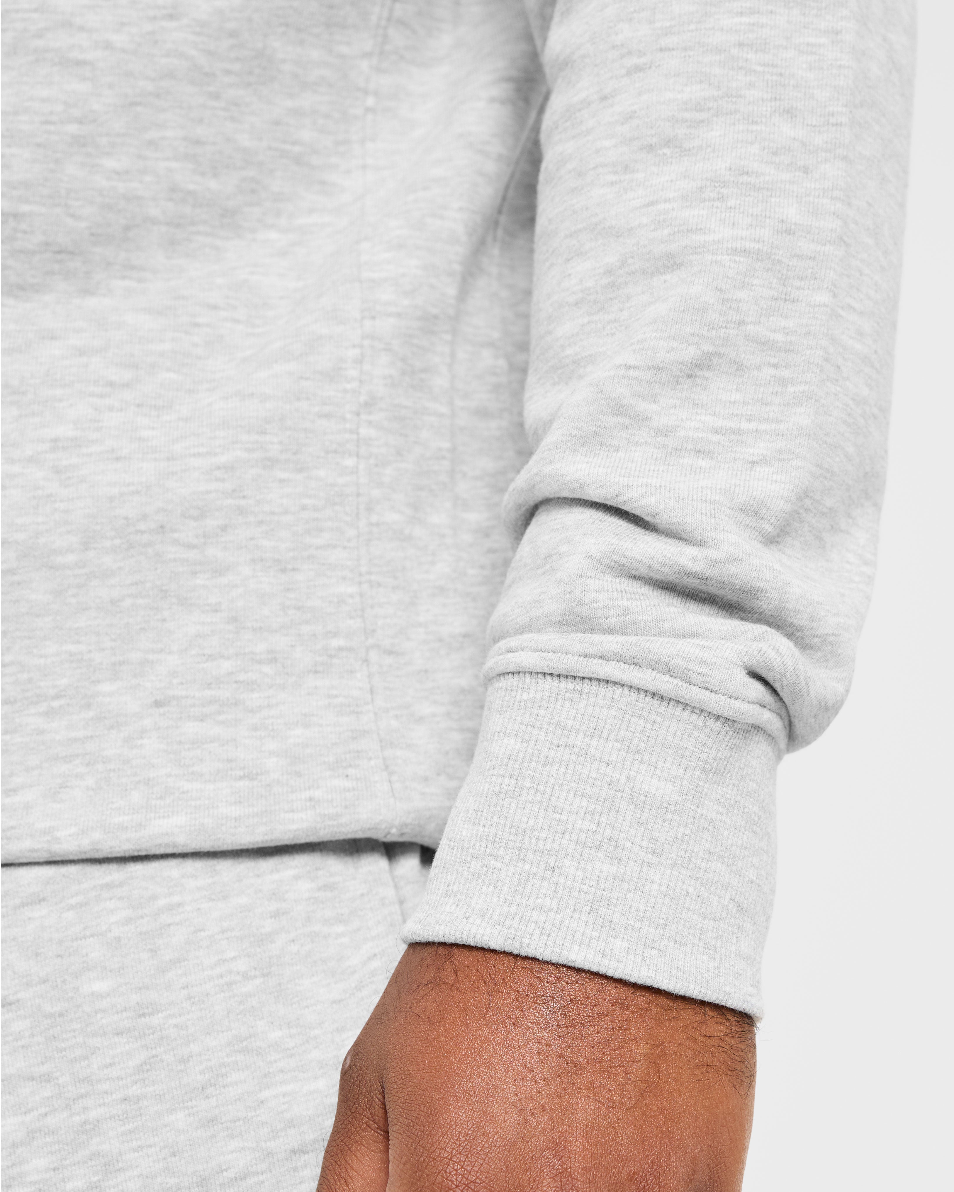 Essential Lightweight Sweater - Grey Marl