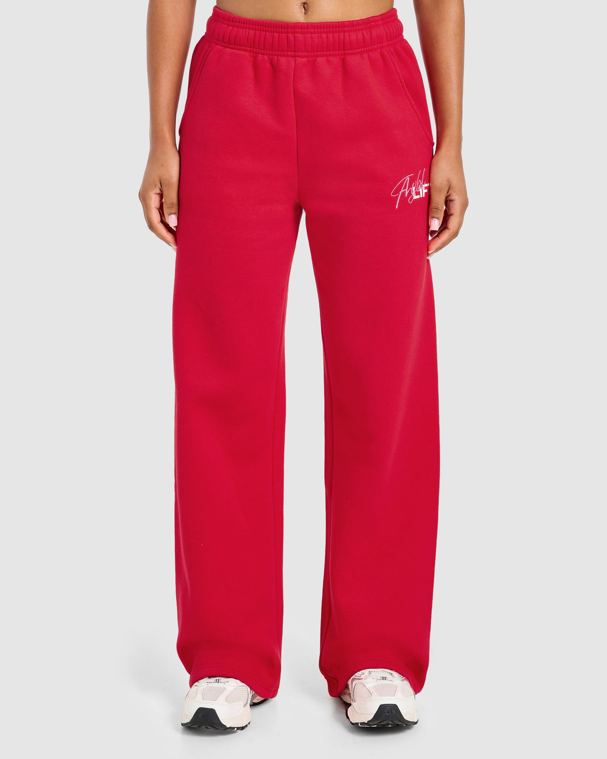 Lift Graphic 2.0 Oversized Straight Leg Joggers - Red