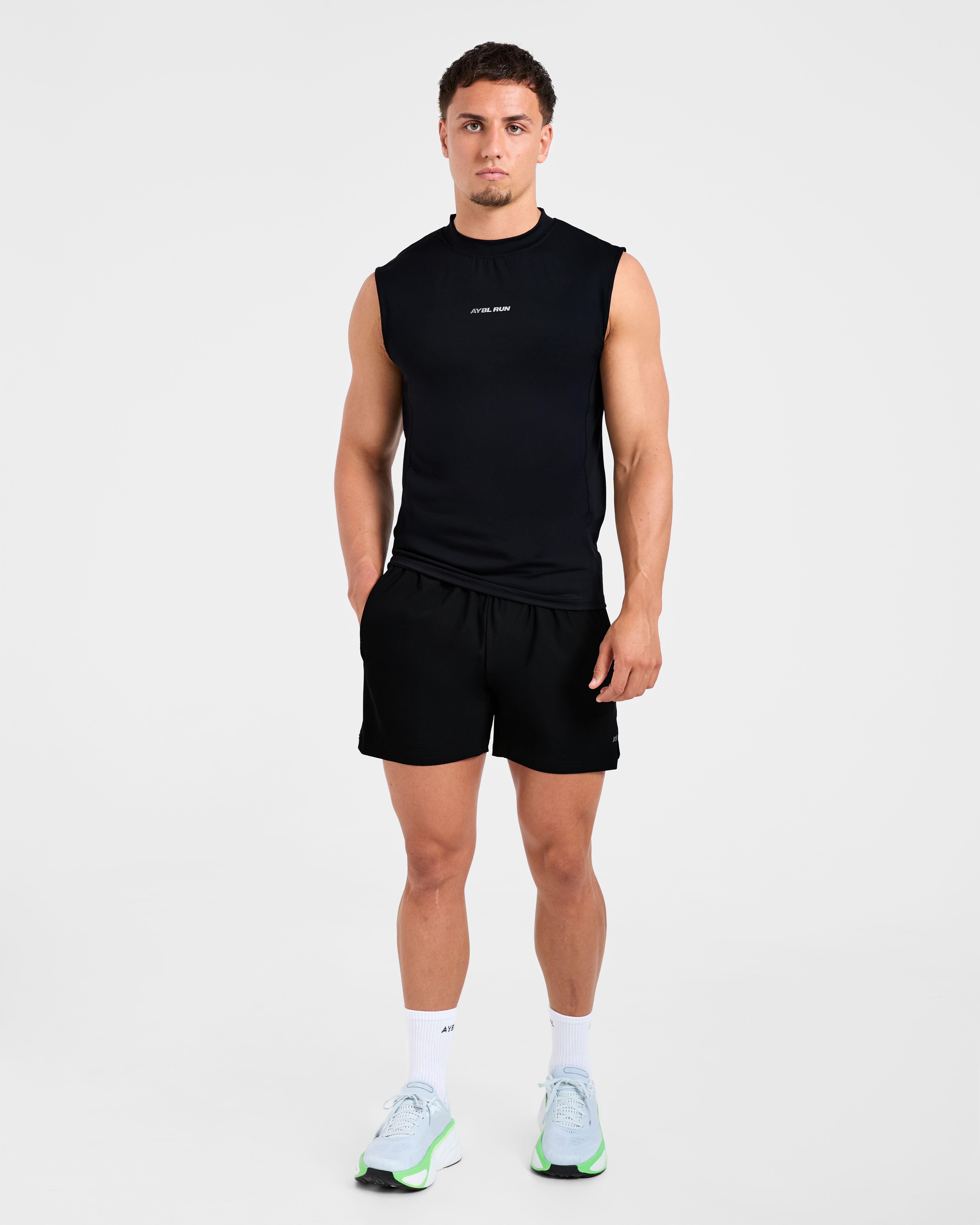 Run Slim Tank - Black