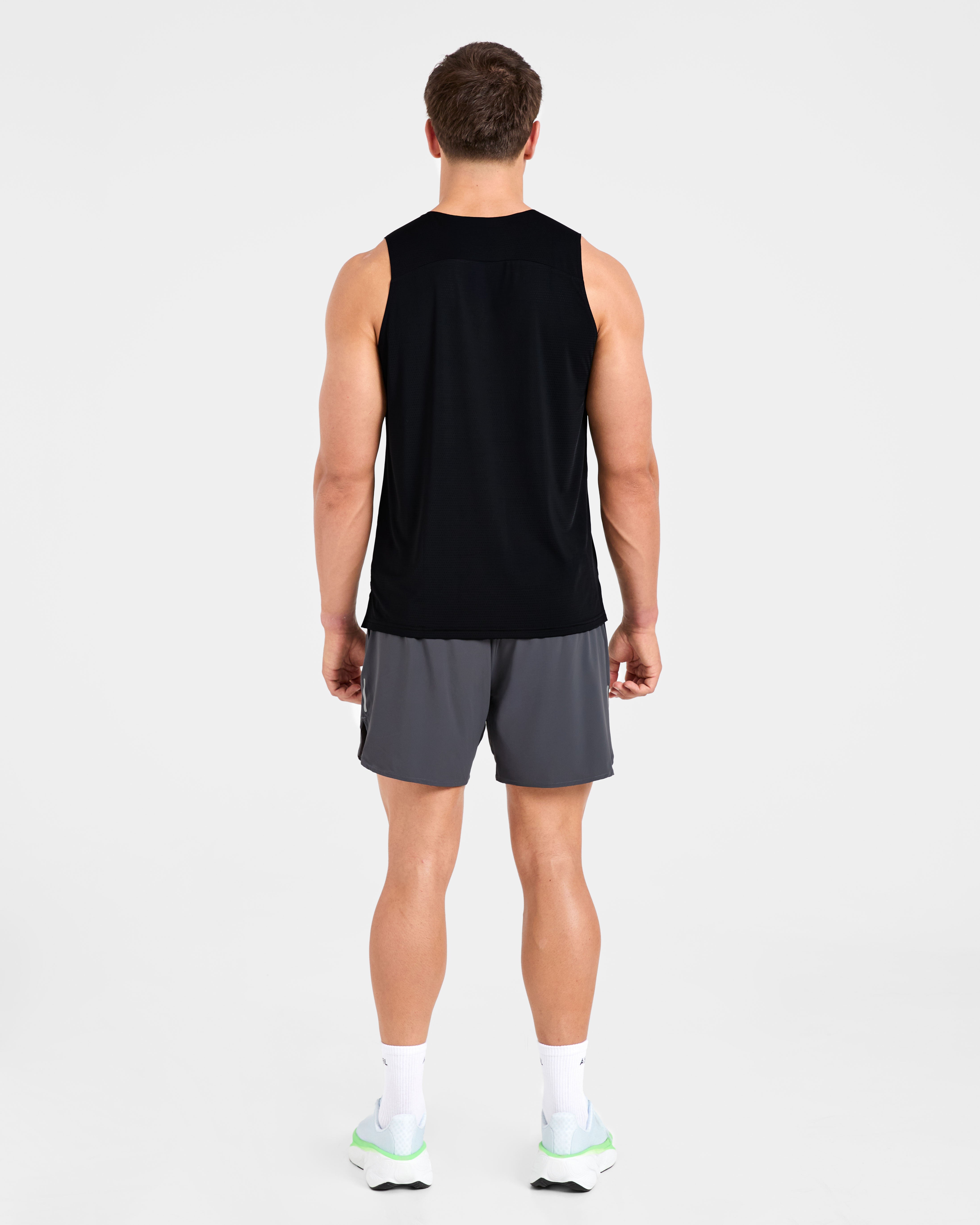 Run Speed Shorts - Hurricane Grey