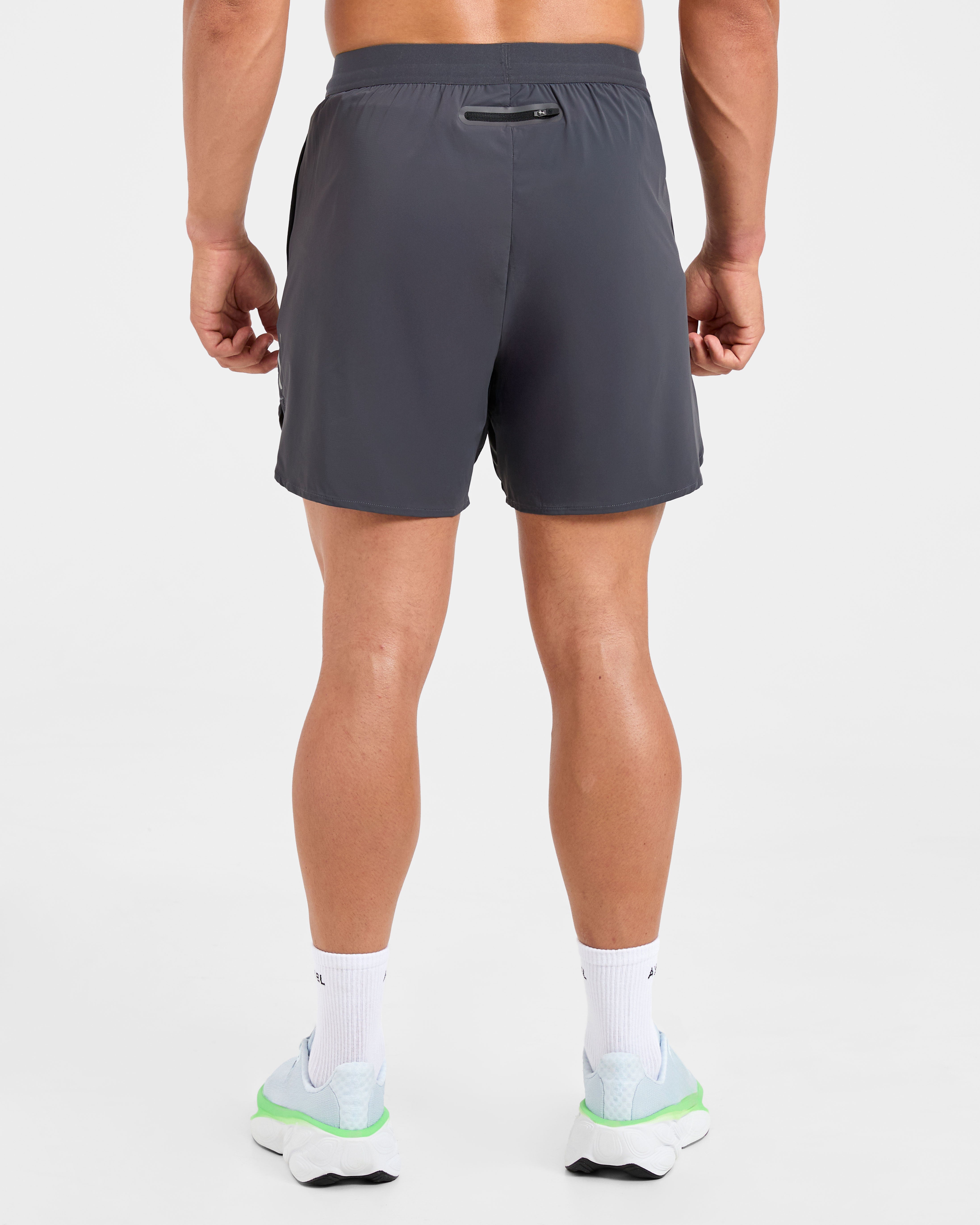 Run Speed Shorts - Hurricane Grey