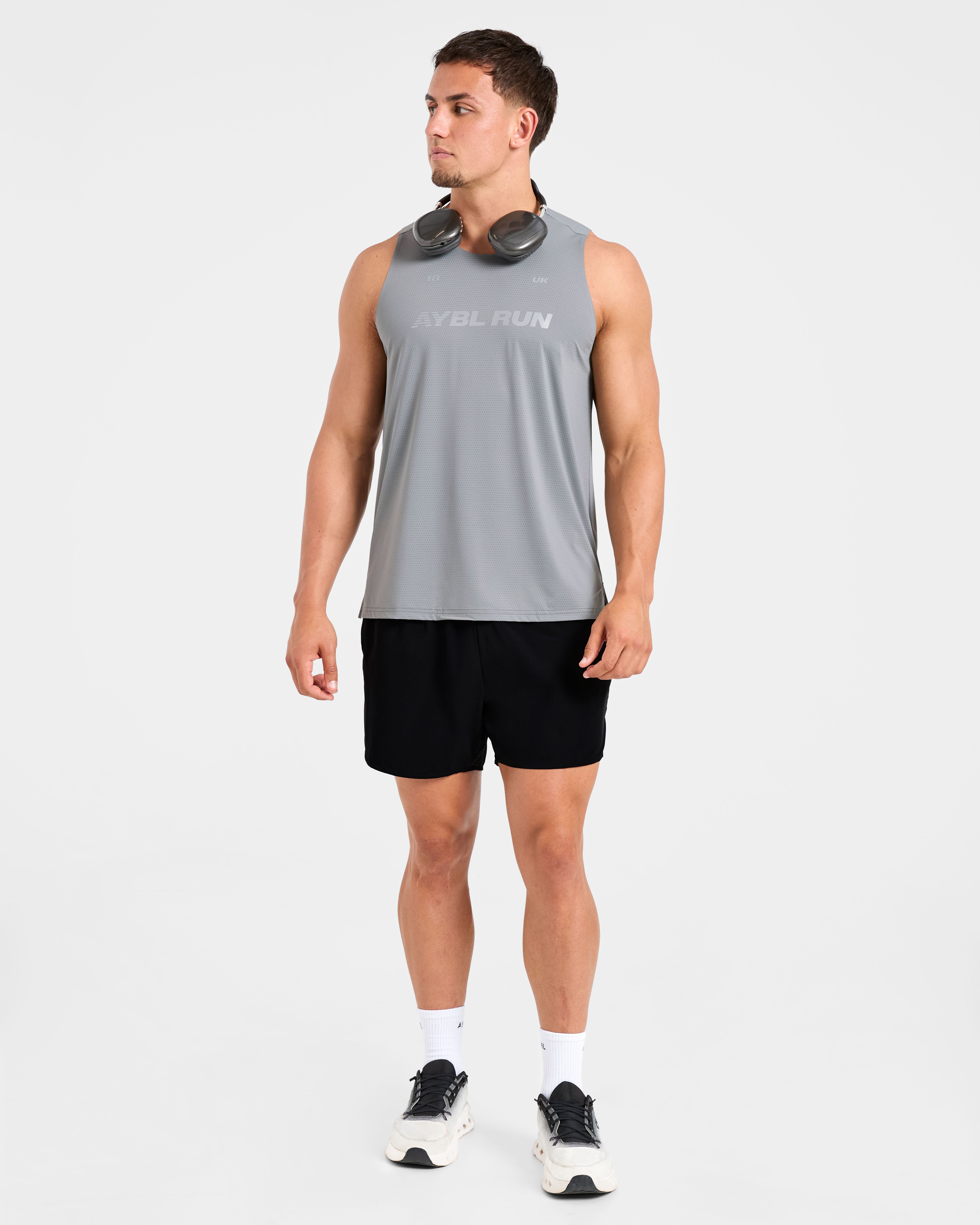 Run Loose Tank - Thunder Grey