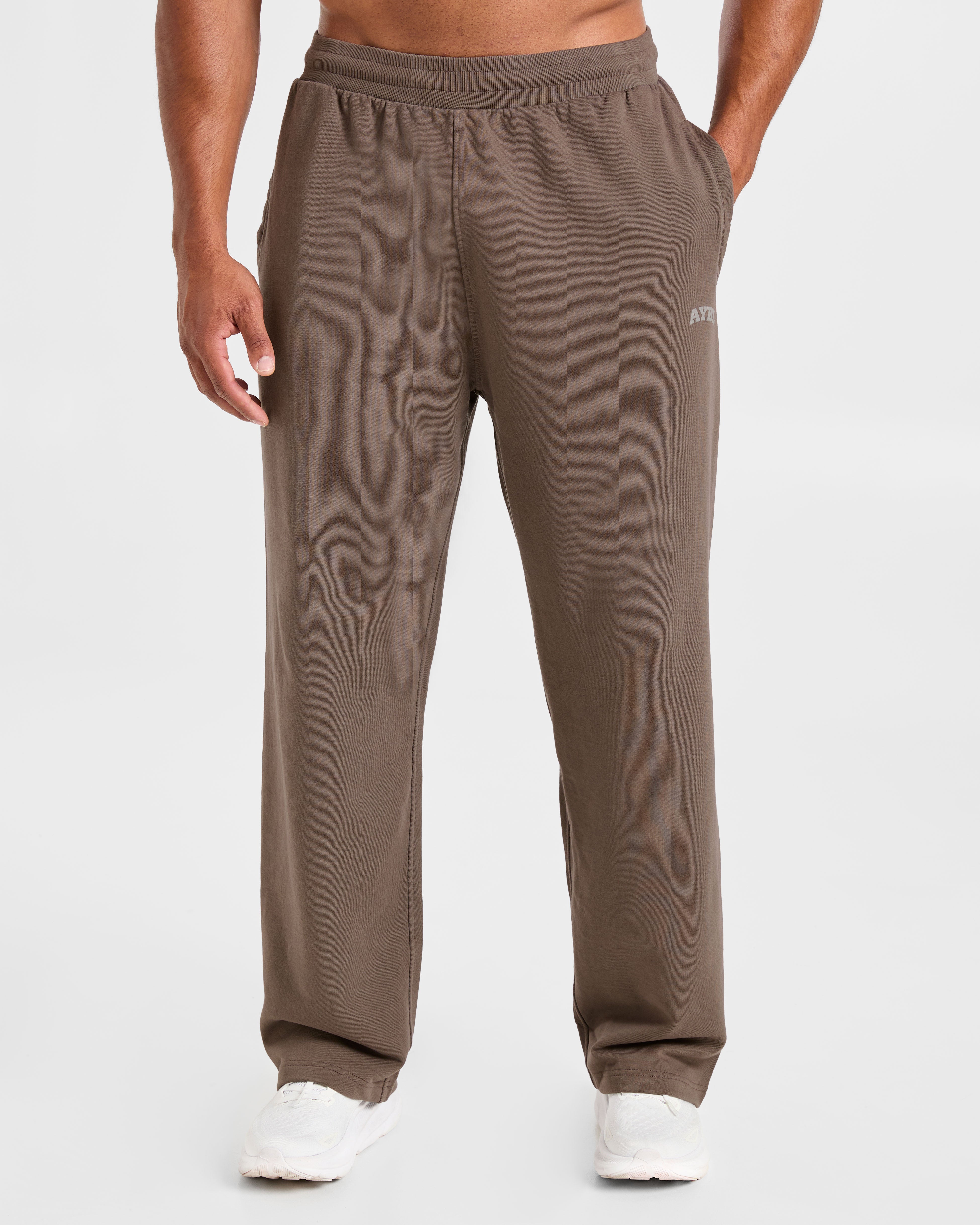 Elite Straight Leg Joggers - Umber Brown