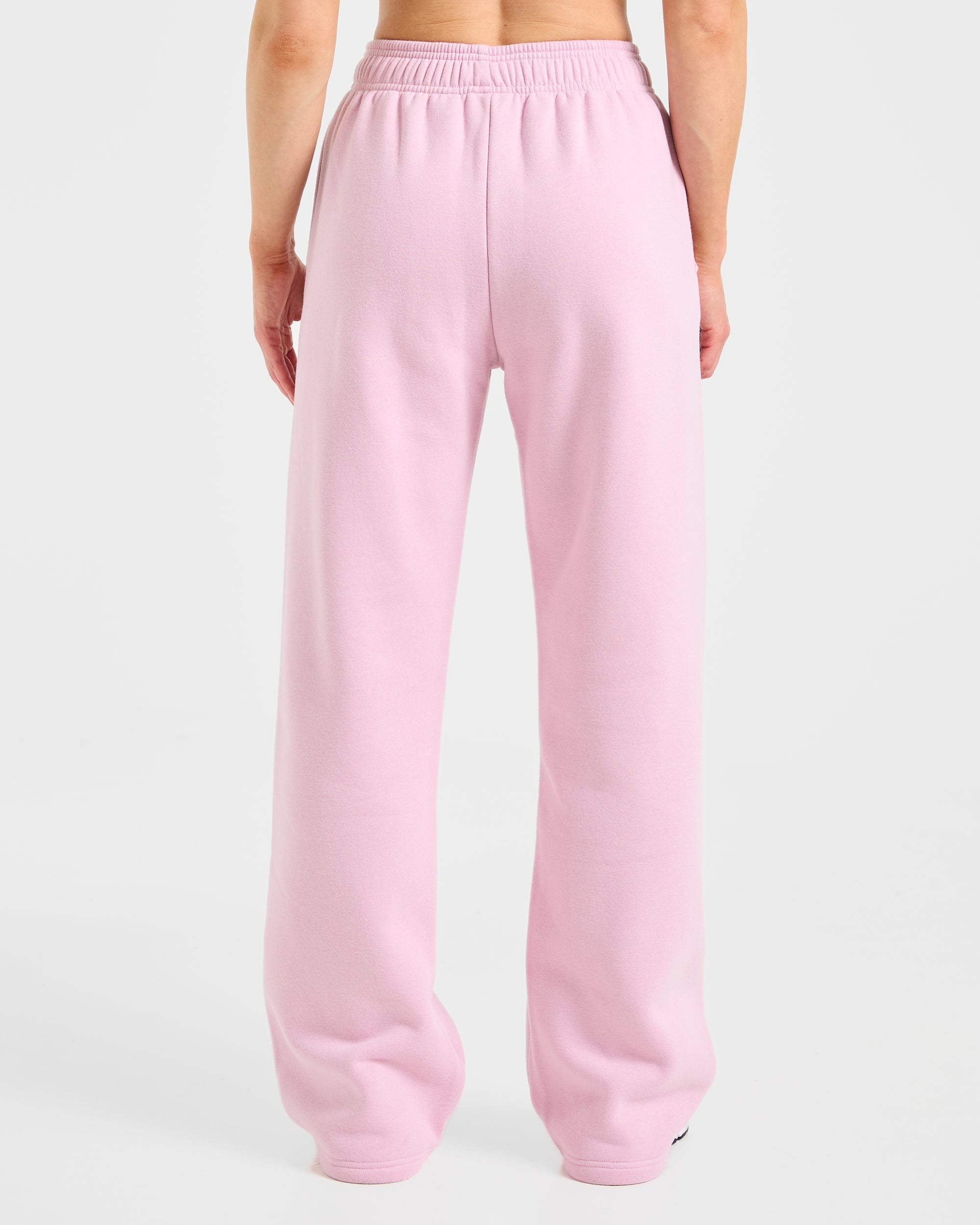 Varsity 2.0 Oversized Straight Leg Joggers - Iced Pink