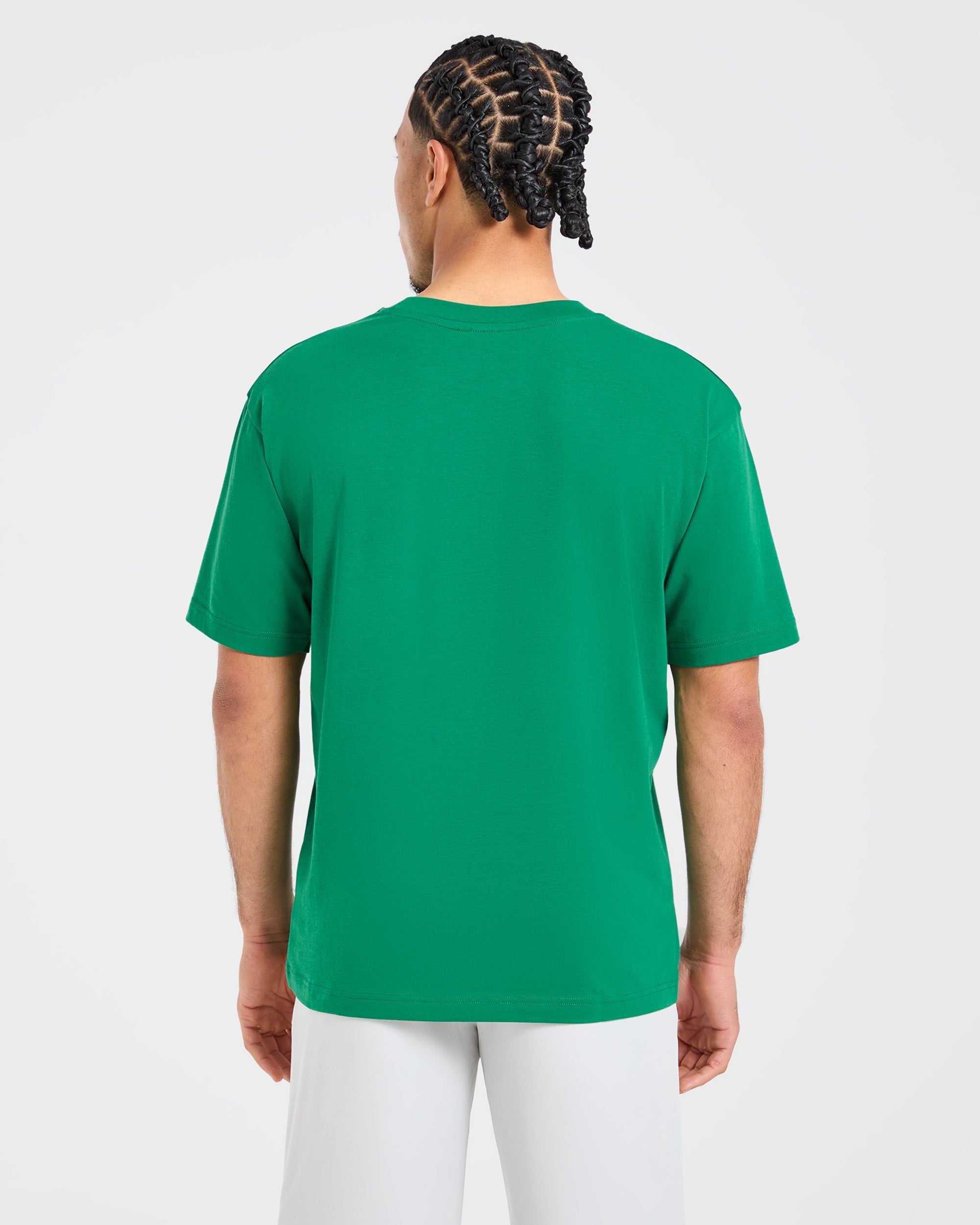 Golf Club T Shirt - Rye Green/Cream
