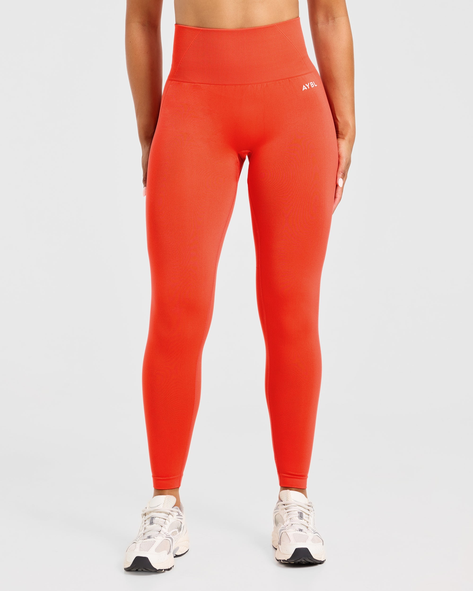 Empower Seamless Leggings - Hot Orange