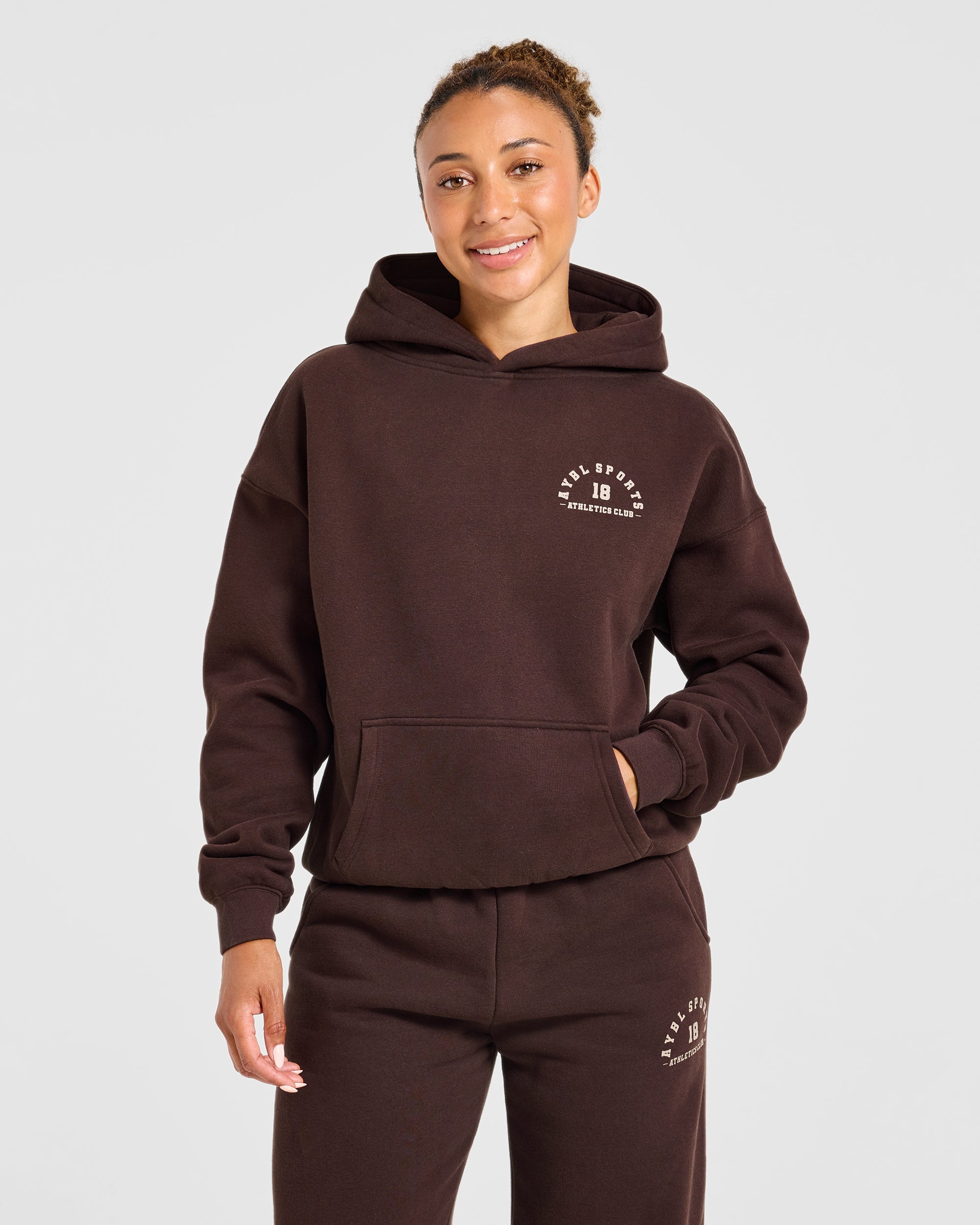 AYBL Sports 18 Oversized Hoodie - Cocoa Brown