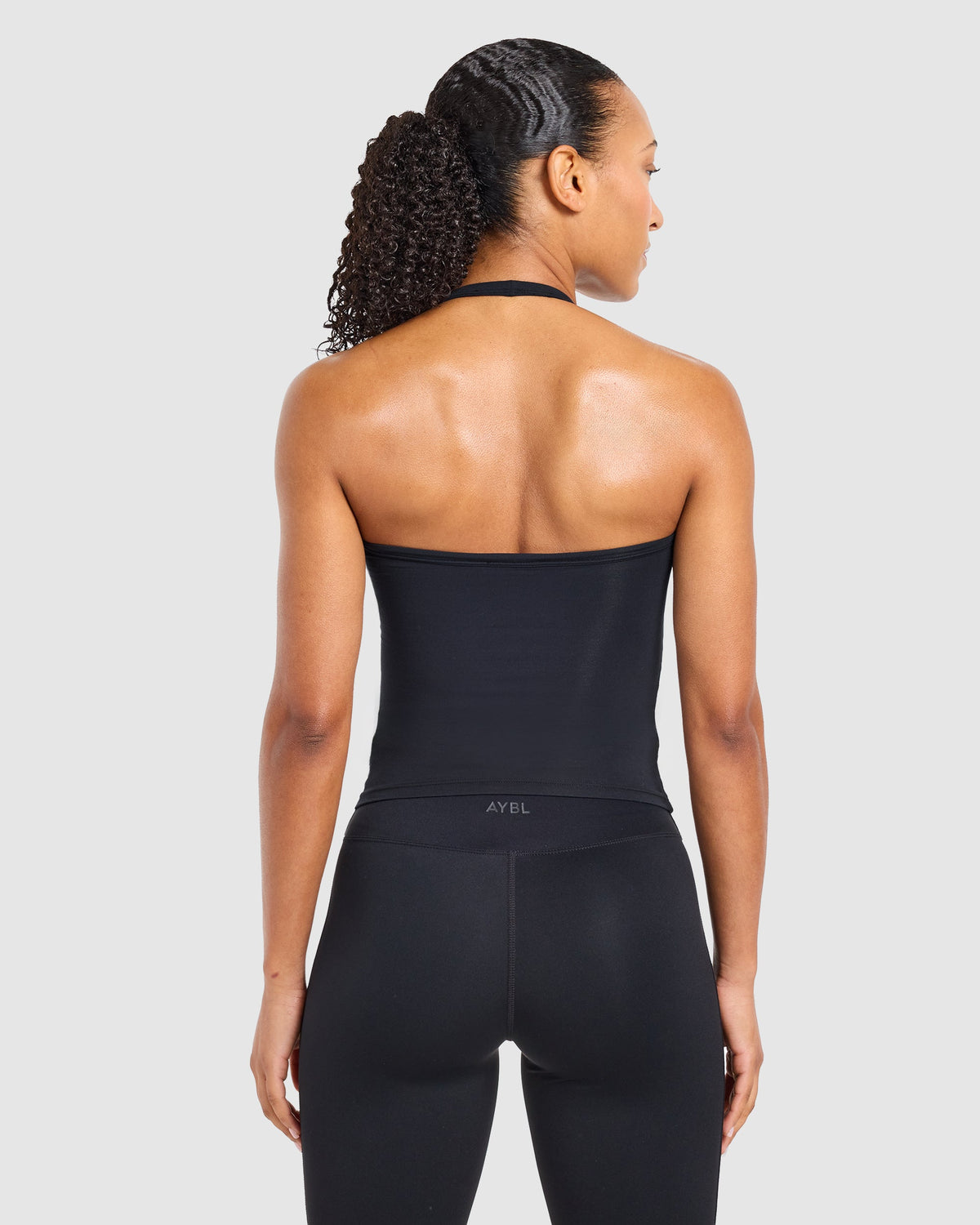 Ease Halterneck Top - Black