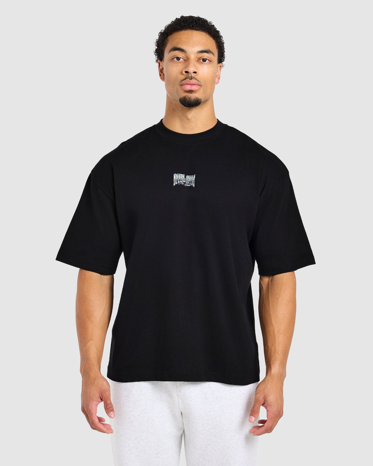 Anime Deadlift Dept Oversized T Shirt - Black/Yellow