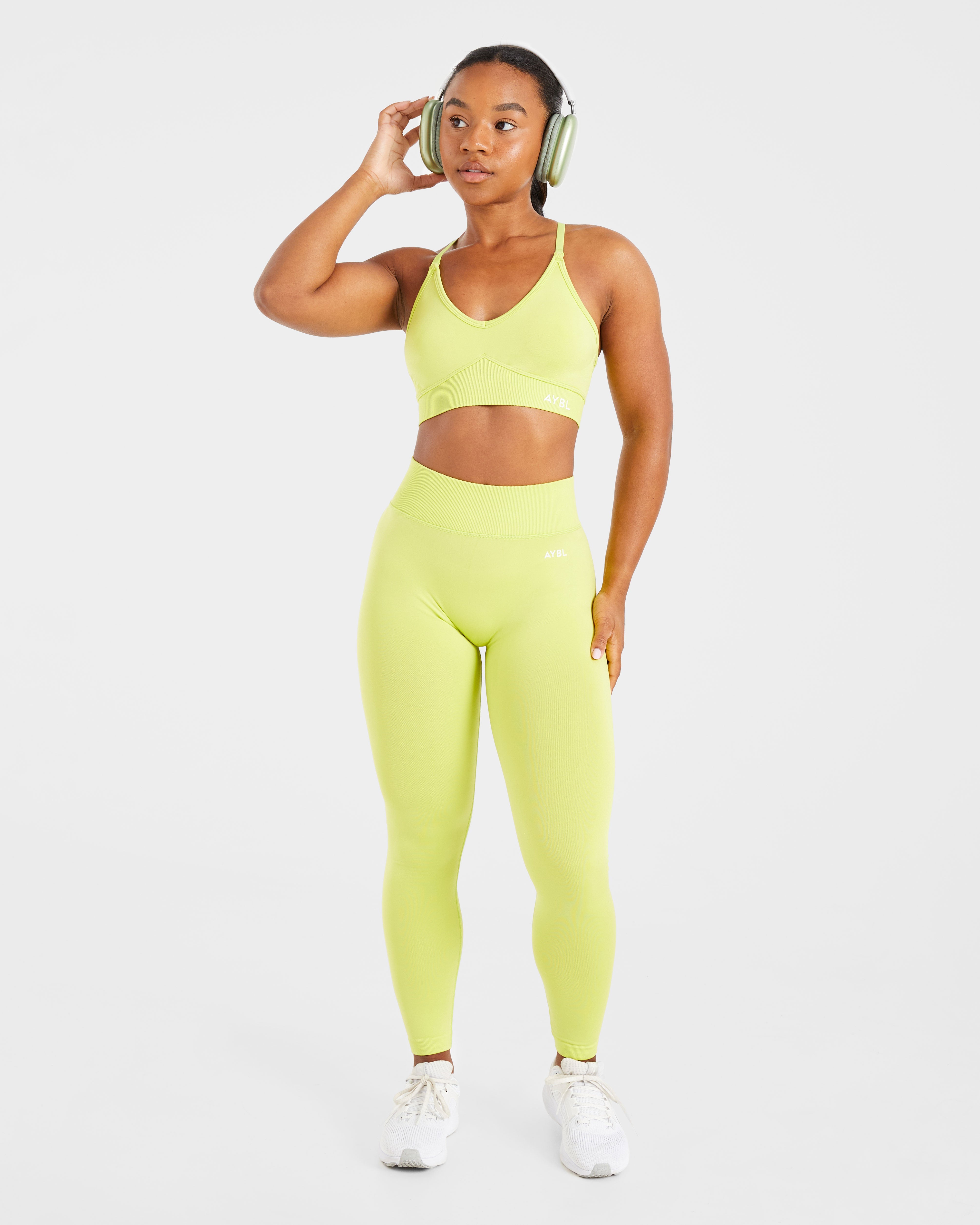 Adapt Seamless Sports Bra - Lime Green