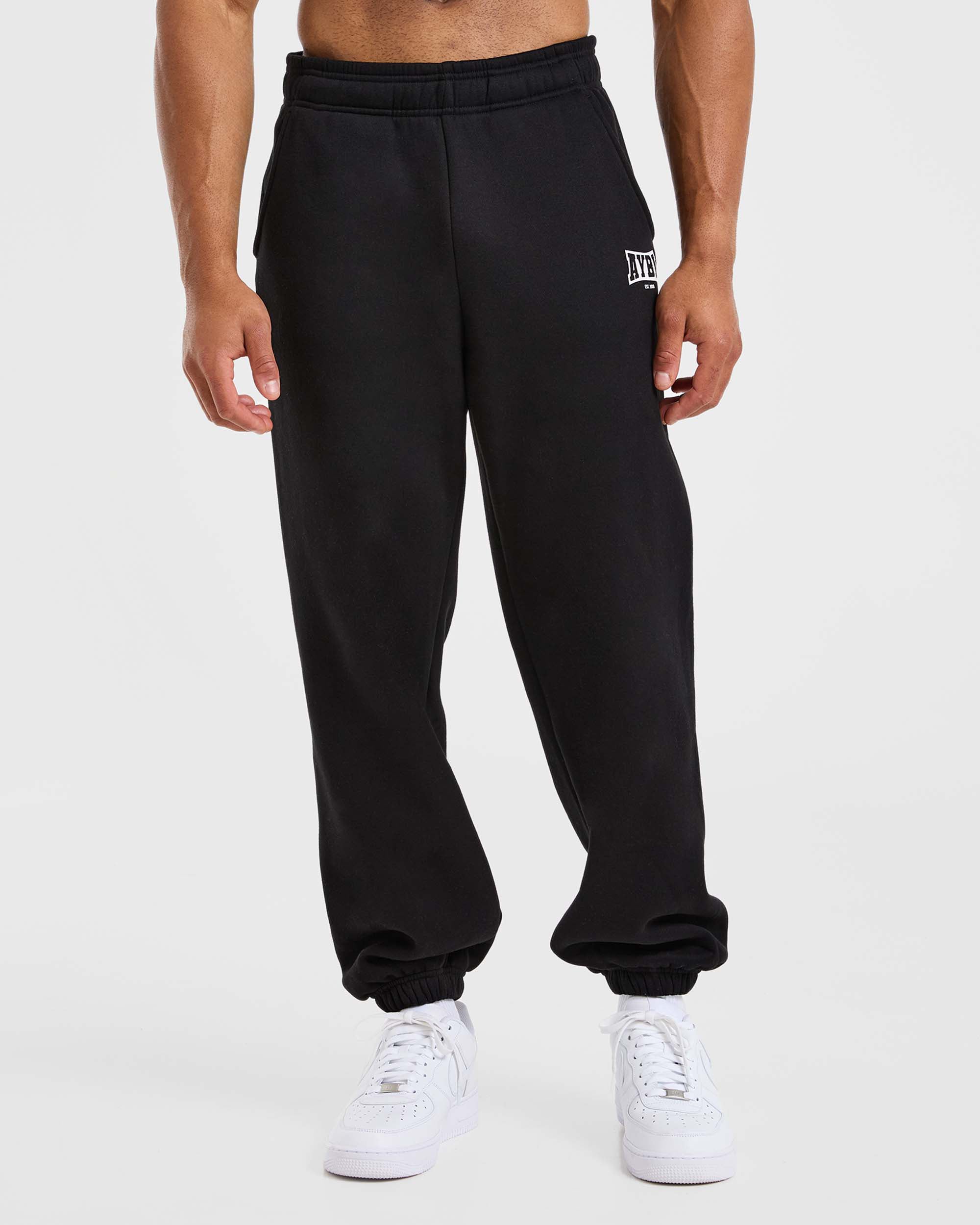 Academy Oversized Joggers Black