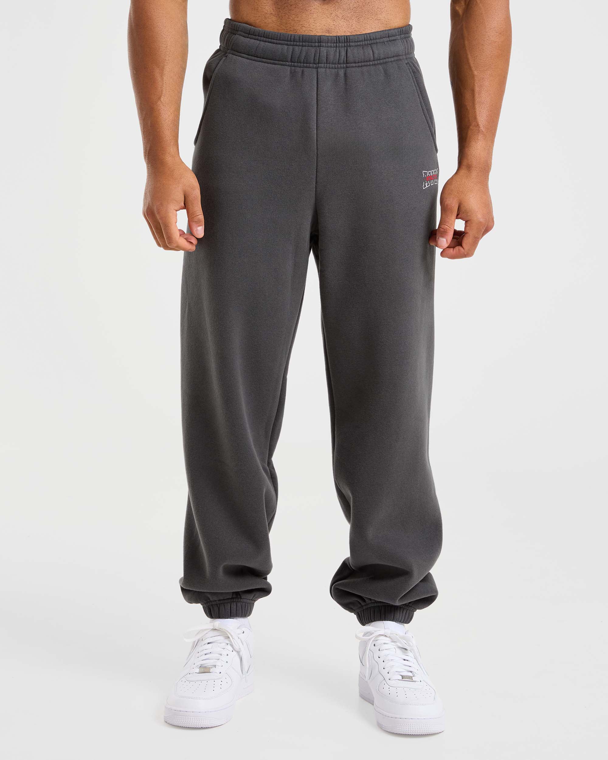 Athletics Oversized Joggers Charcoal