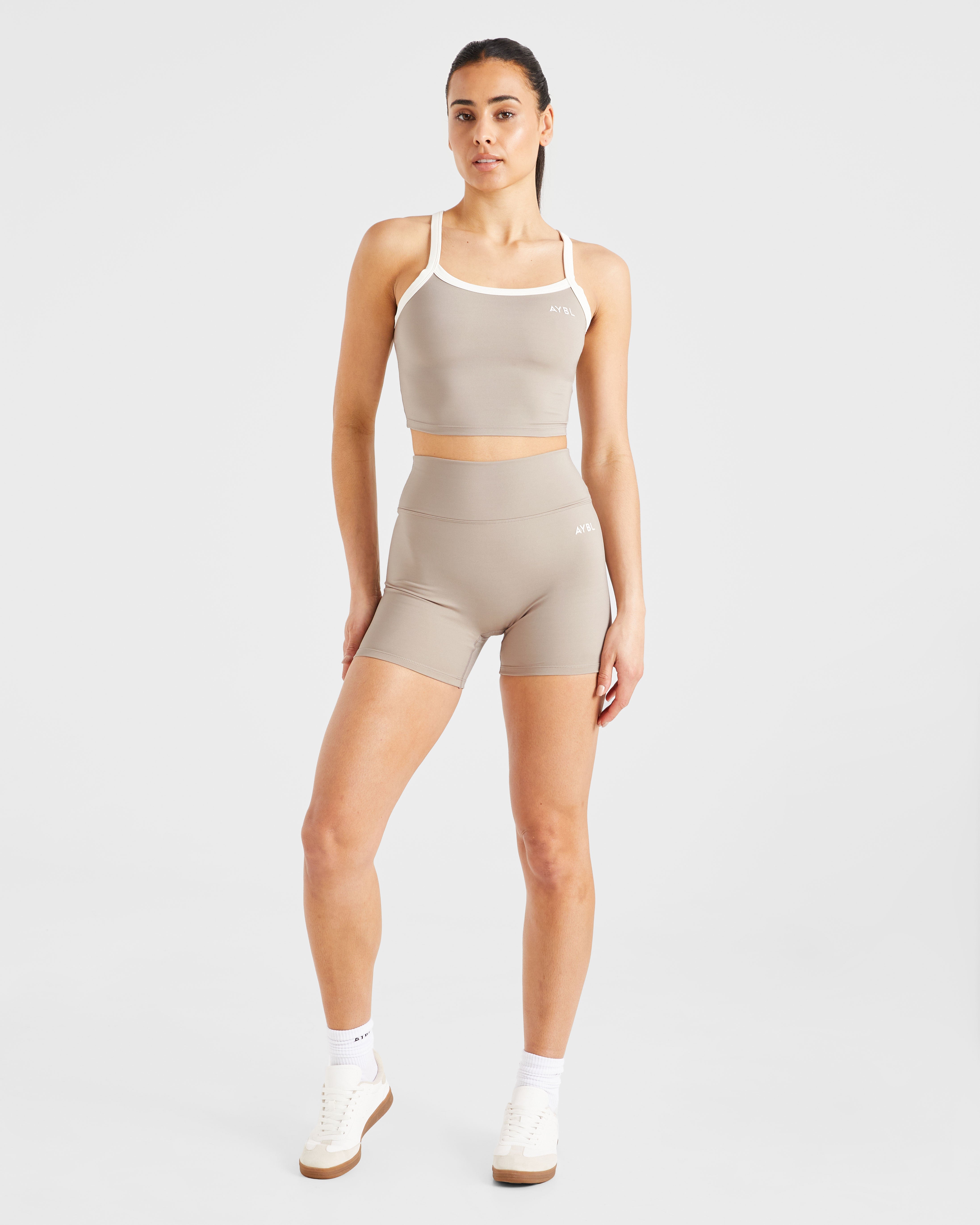 Courtside Tank Top - Mocha