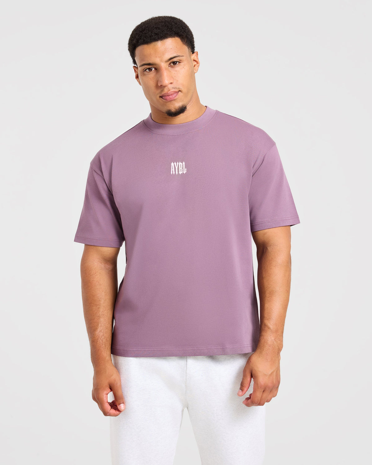 AYBL Iron Club Kettlebell Oversized T Shirt - Midnight Purple