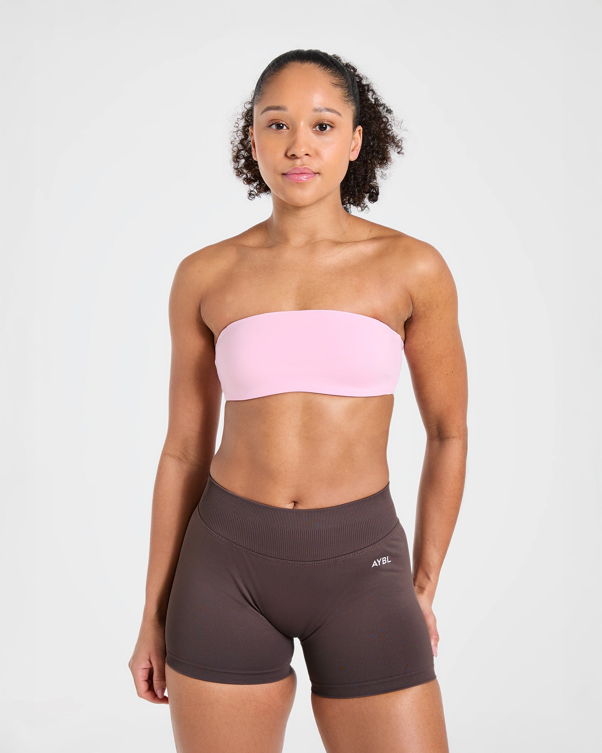 Essential Bandeau Sports Bra - Pink