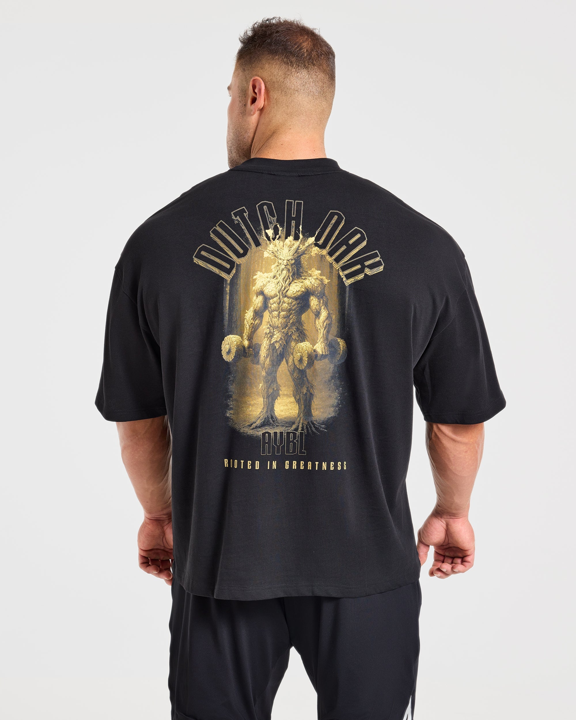 Wesley Vissers x Rooted in Greatness Oversized T Shirt - Black