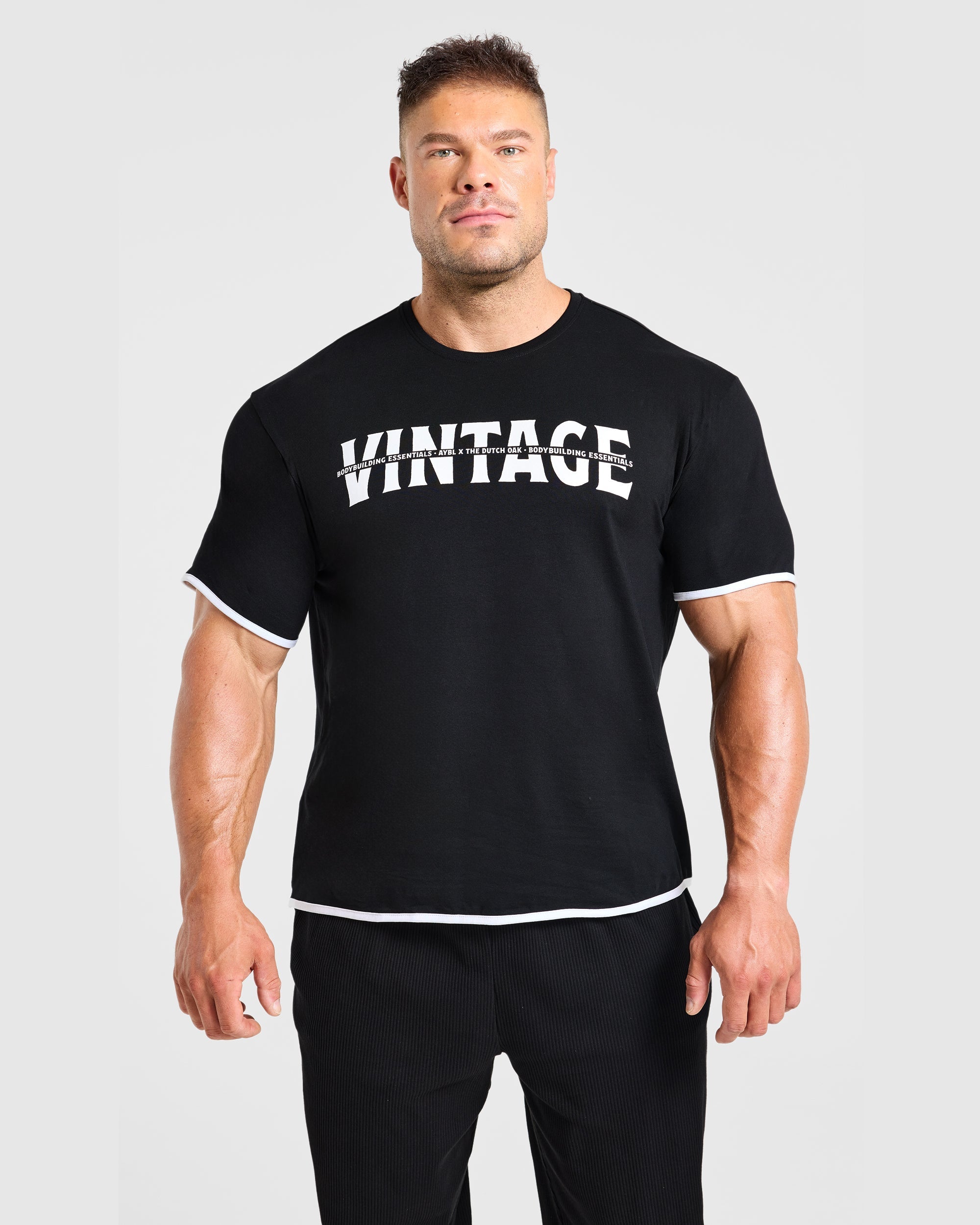 Wesley Vissers x Contrast T Shirt - Black