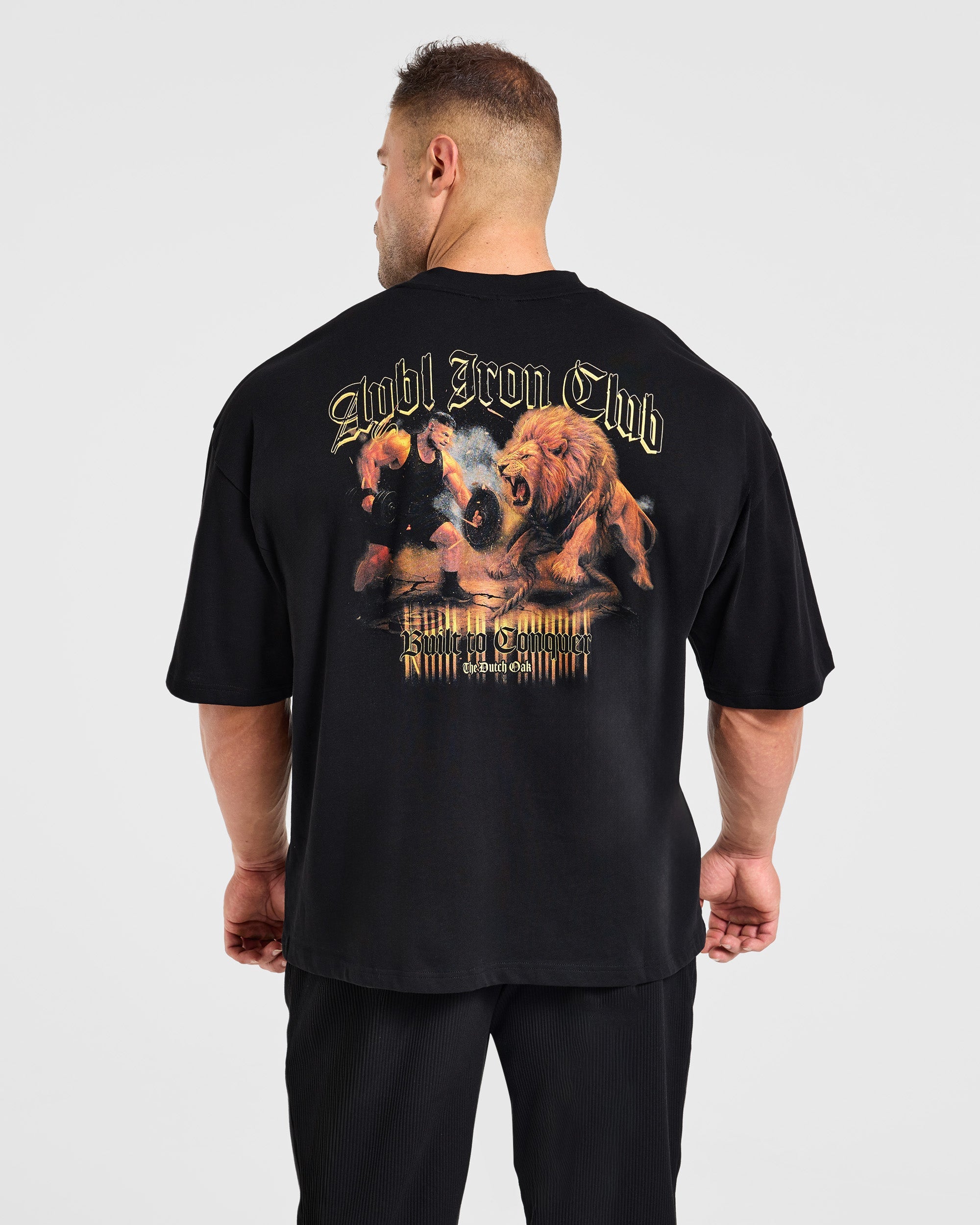 Wesley Vissers x Built to Conquer Oversized T Shirt - Black