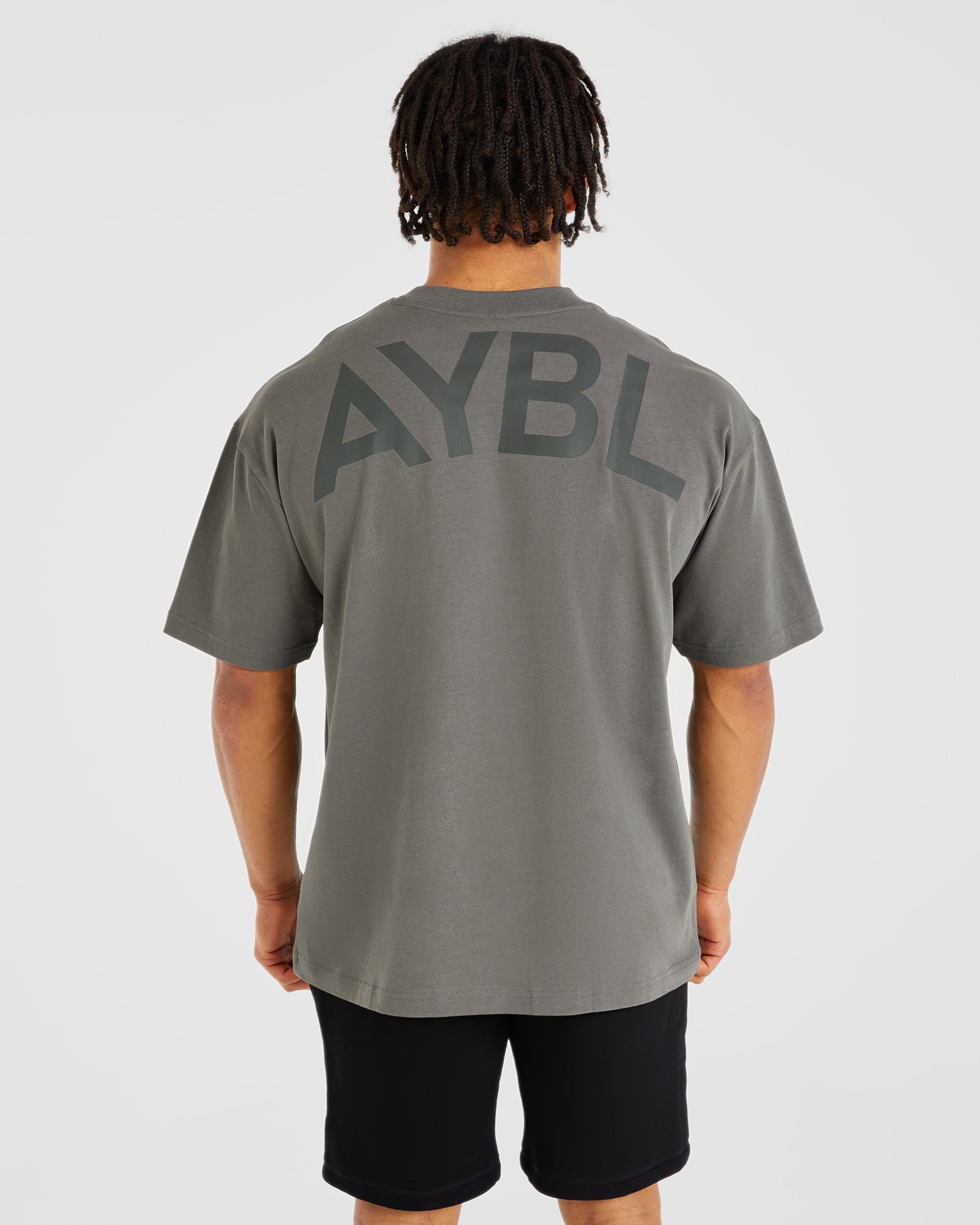 Series 10 Oversized Tee - Charcoal main image 1