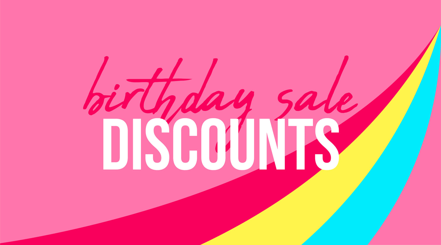 Birthday Sale Discounts