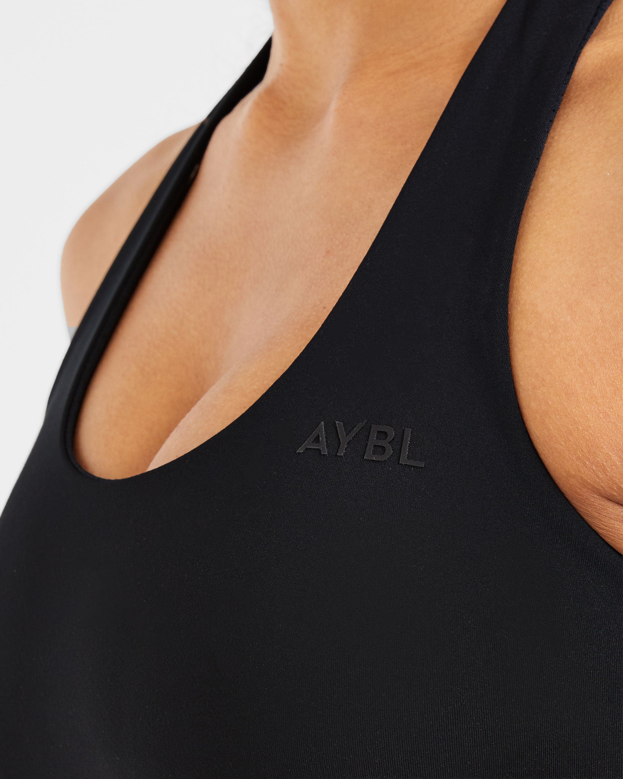 Staple Halterneck Crop Top - Black