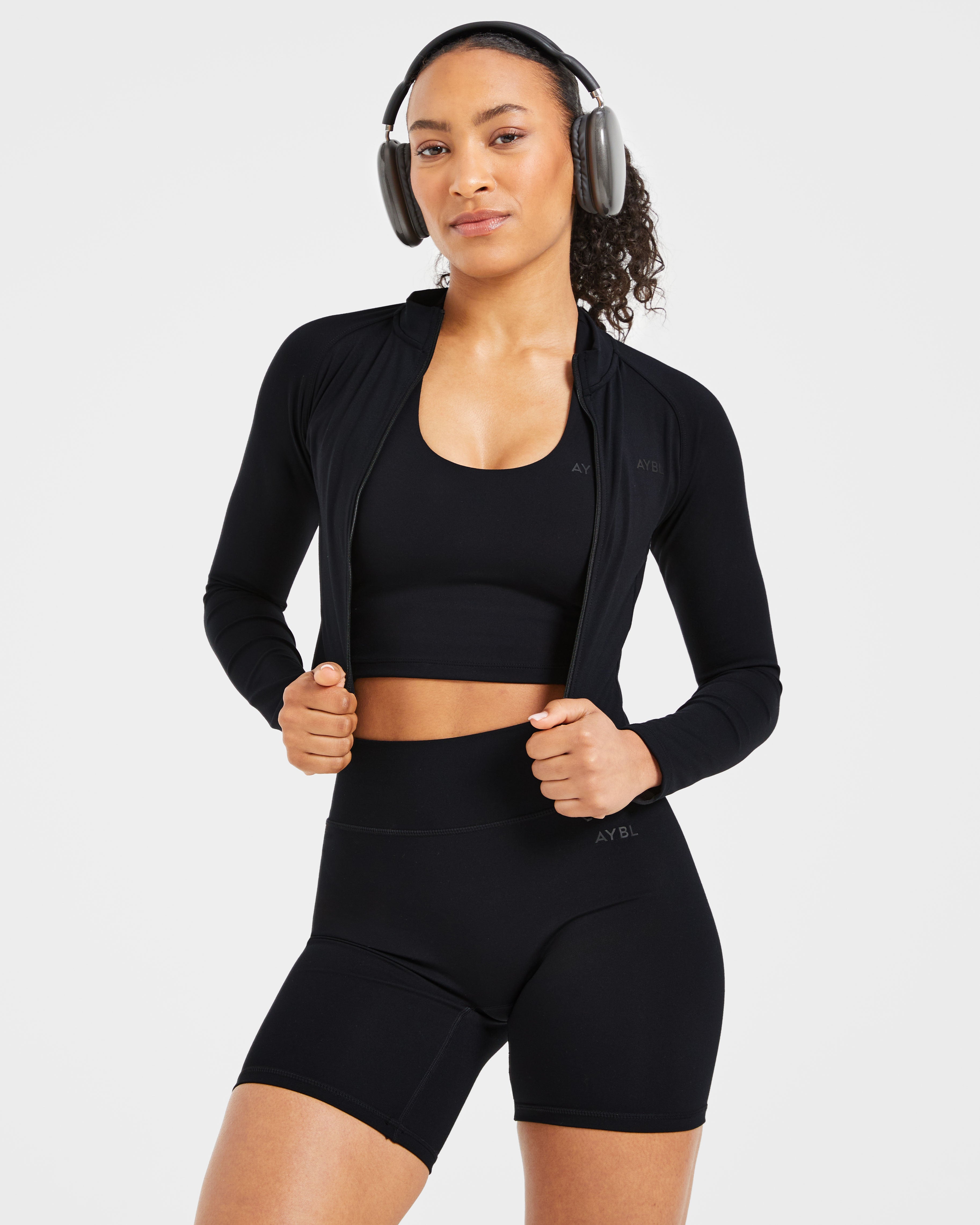 Staple Zip Jacket - Black