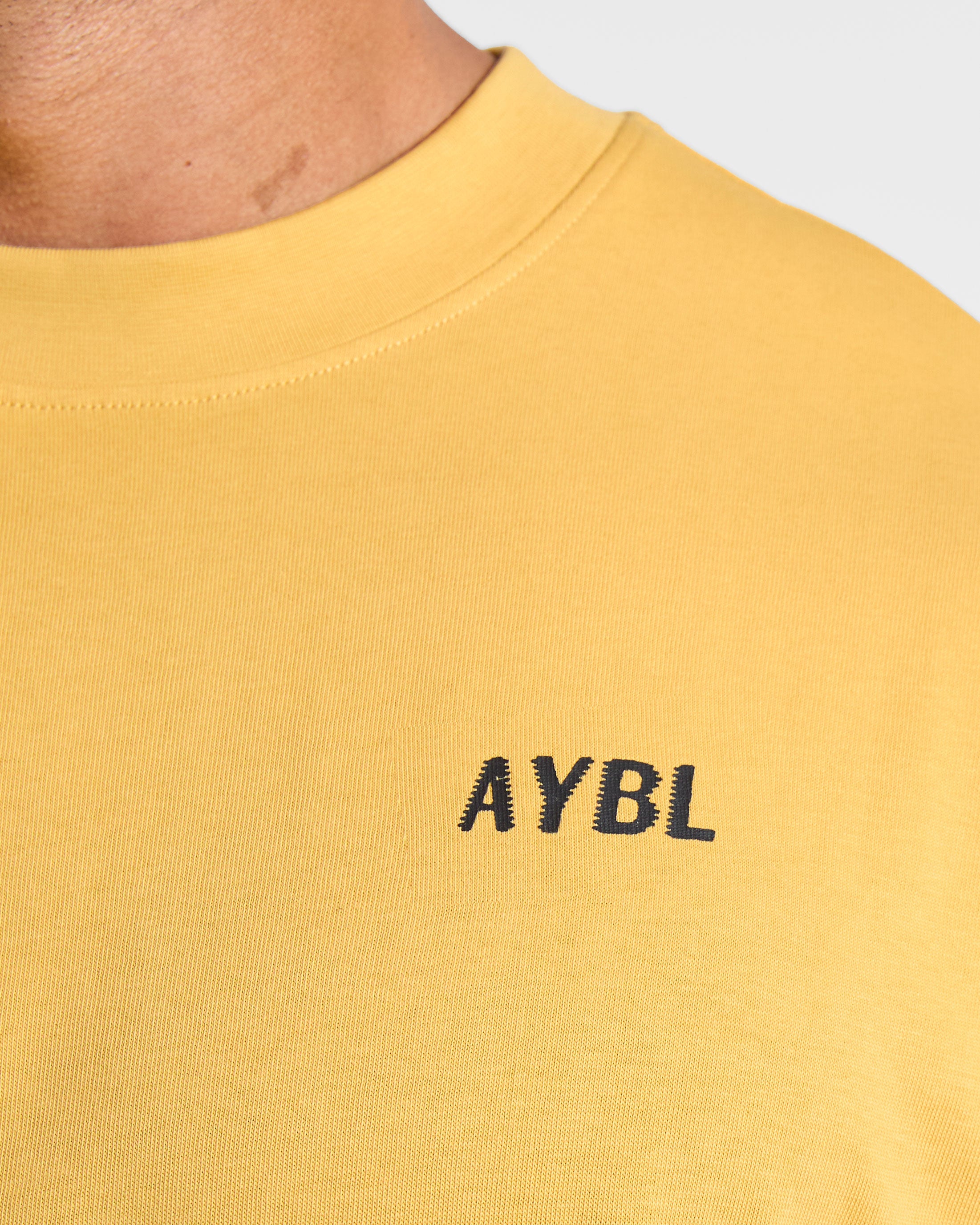 Lift Heavy Oversized T Shirt - Vintage Yellow