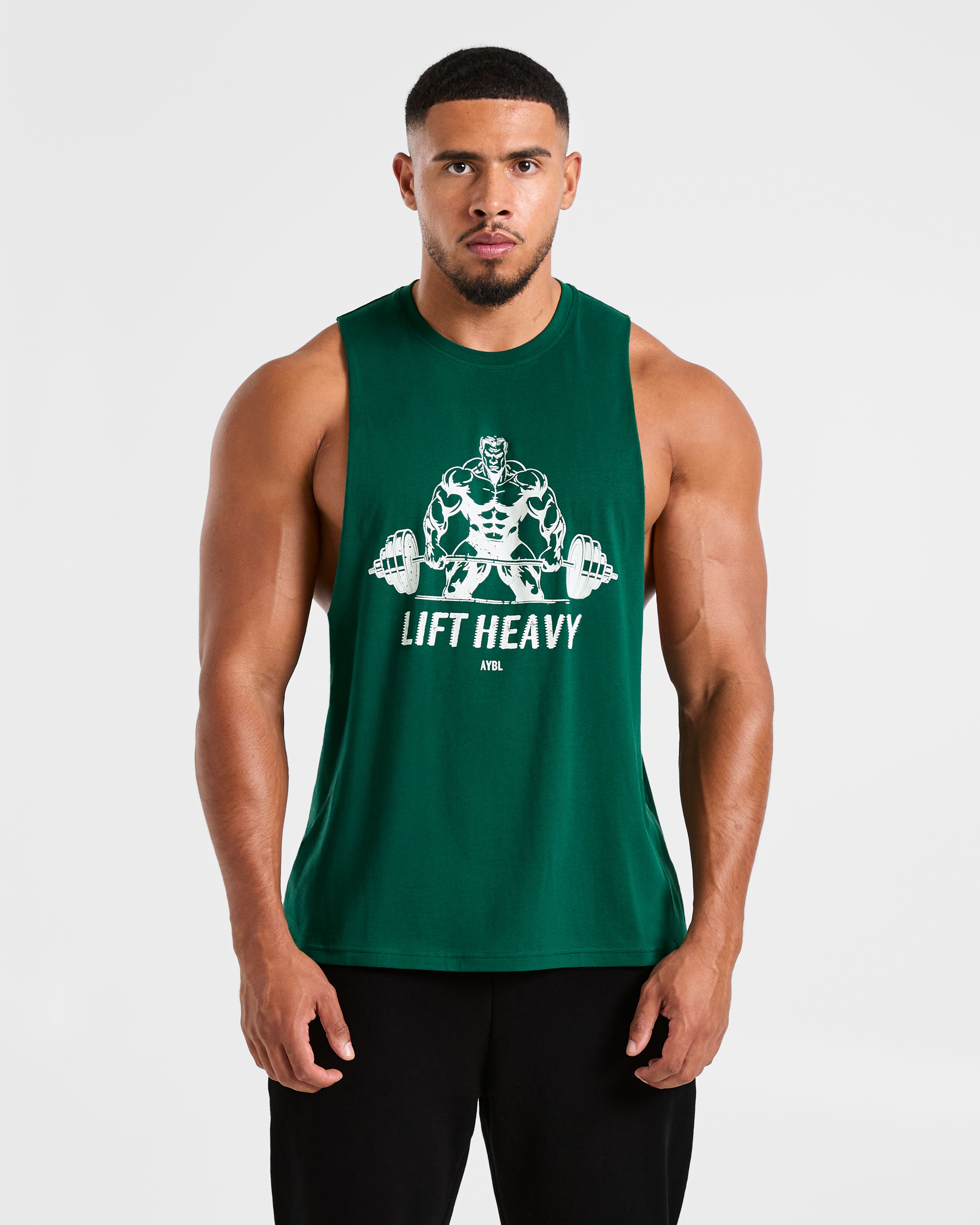 Lift Heavy Tank - Forest Green