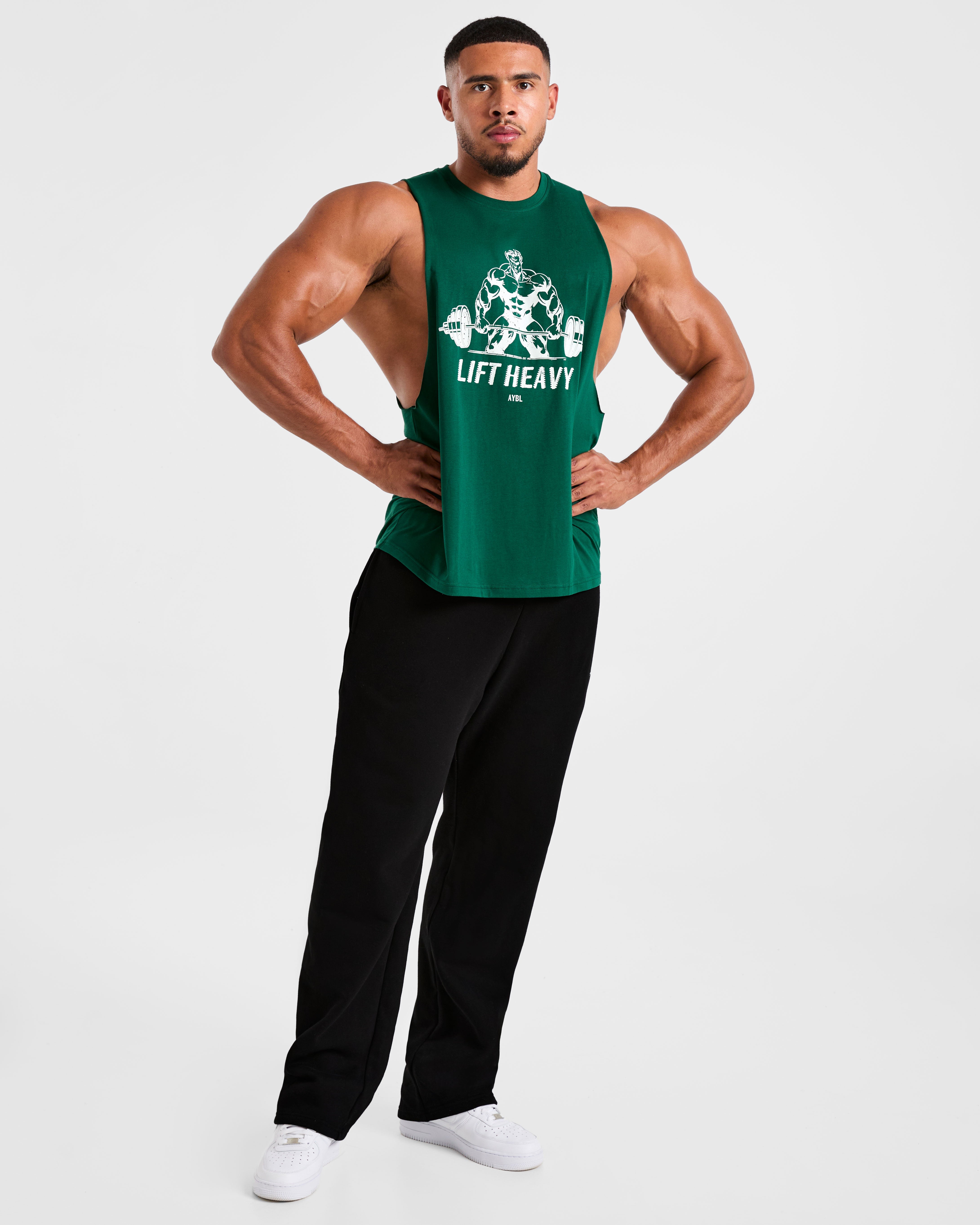 Lift Heavy Tank - Forest Green